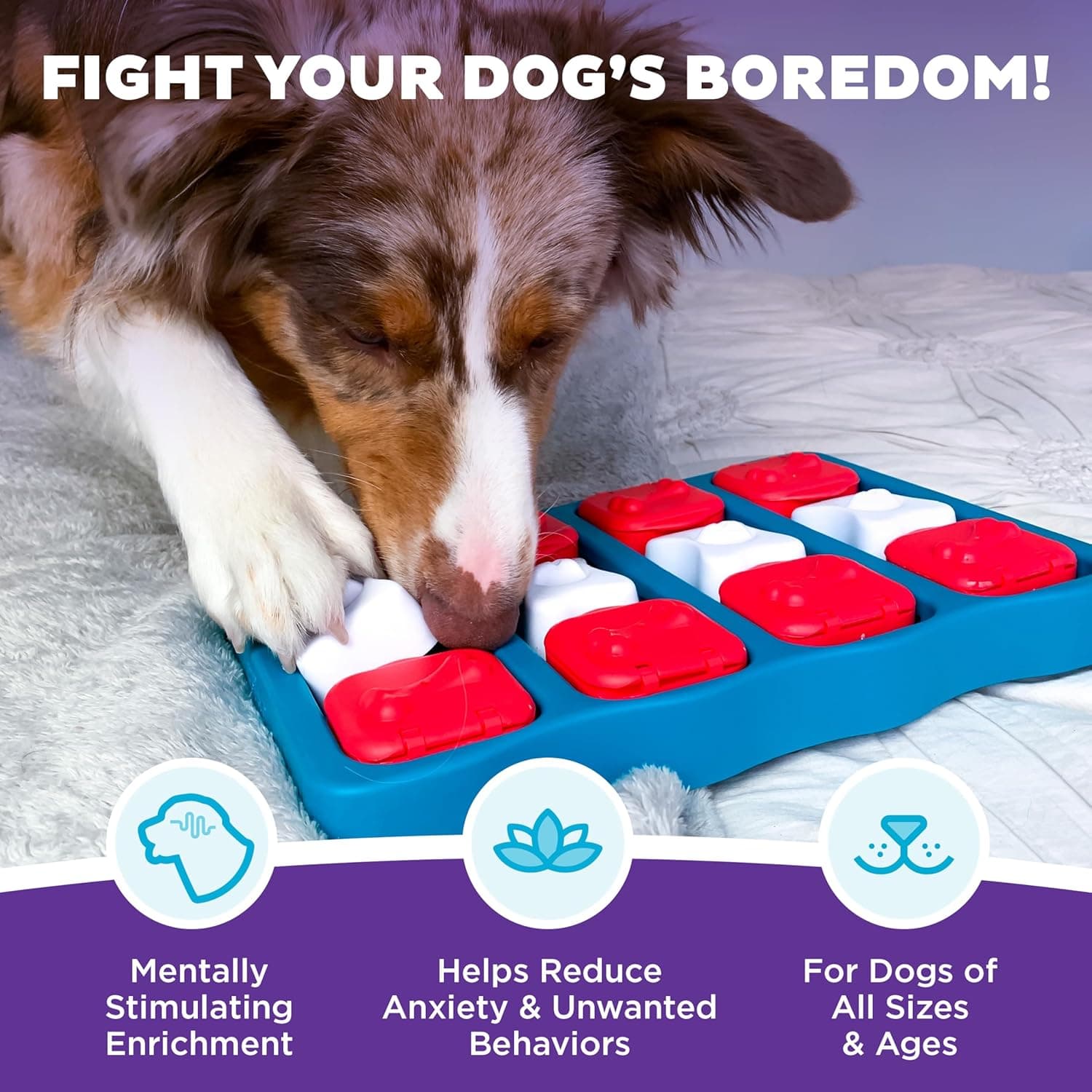 Outward Hound Nina Ottosson Dog Brick Puzzle Toy thumbnail 2
