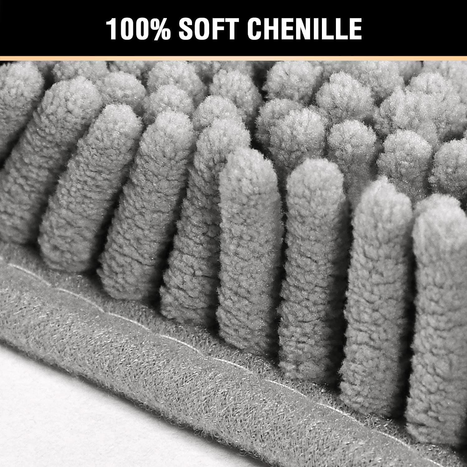 H.VERSAILTEX Chenille Bath Mat 24x17 thumbnail 3