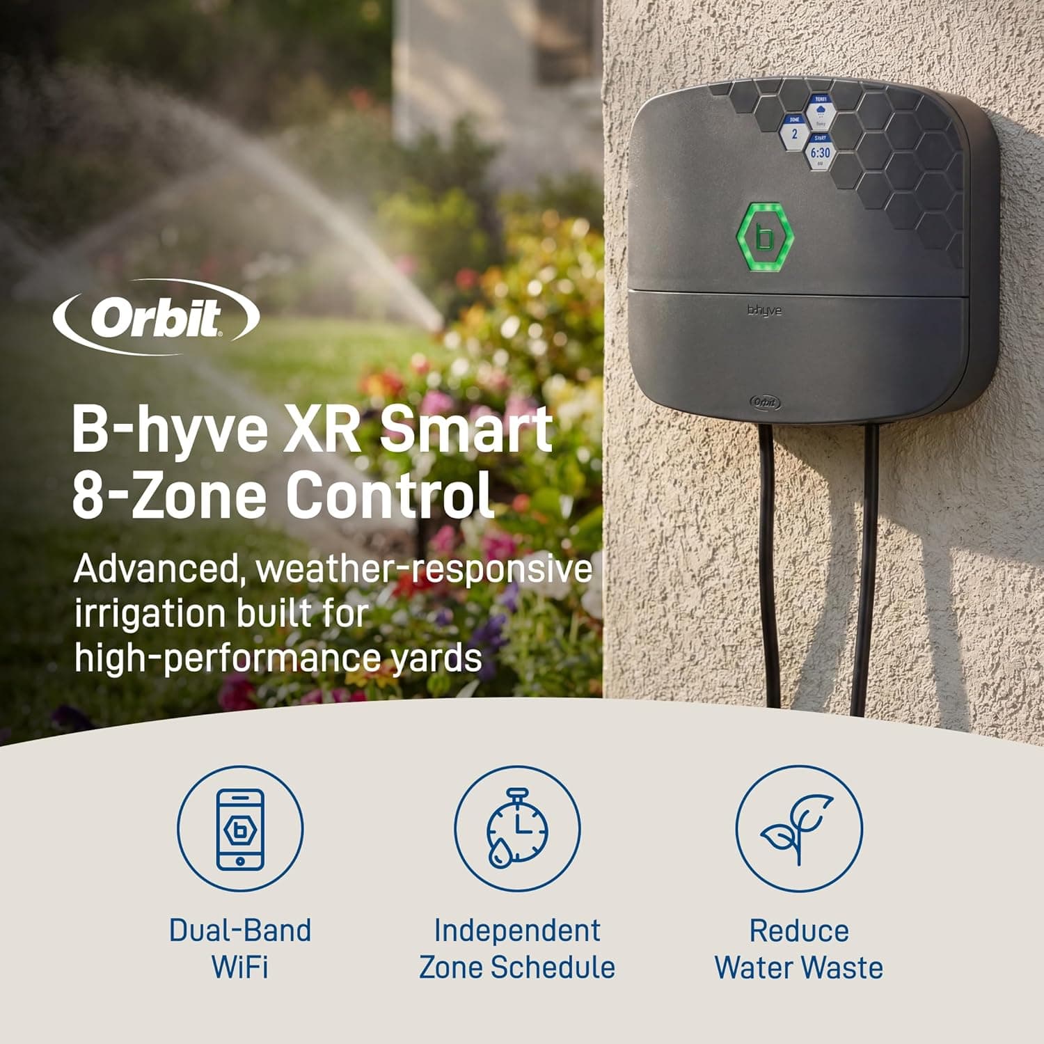Orbit B-hyve XR 8-Zone Smart Sprinkler Controller thumbnail 2