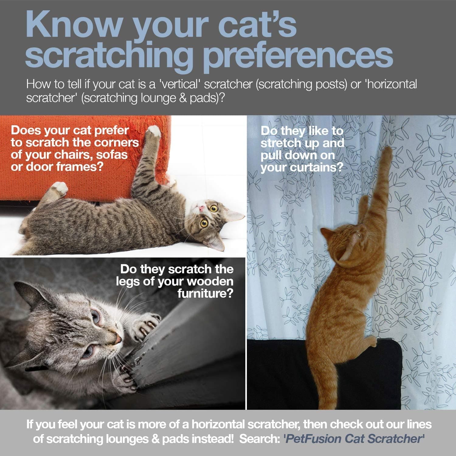 PetFusion 3-Sided Vertical Scratch Play & Perch thumbnail 4