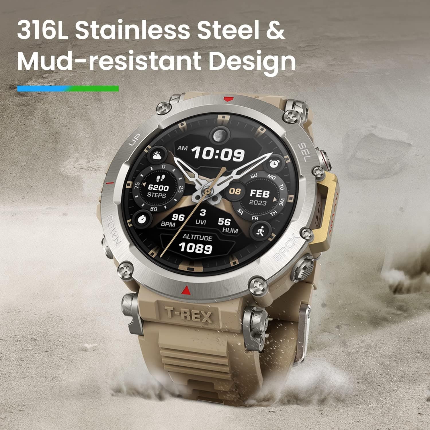 Amazfit T-Rex Ultra Outdoor Smartwatch thumbnail 5