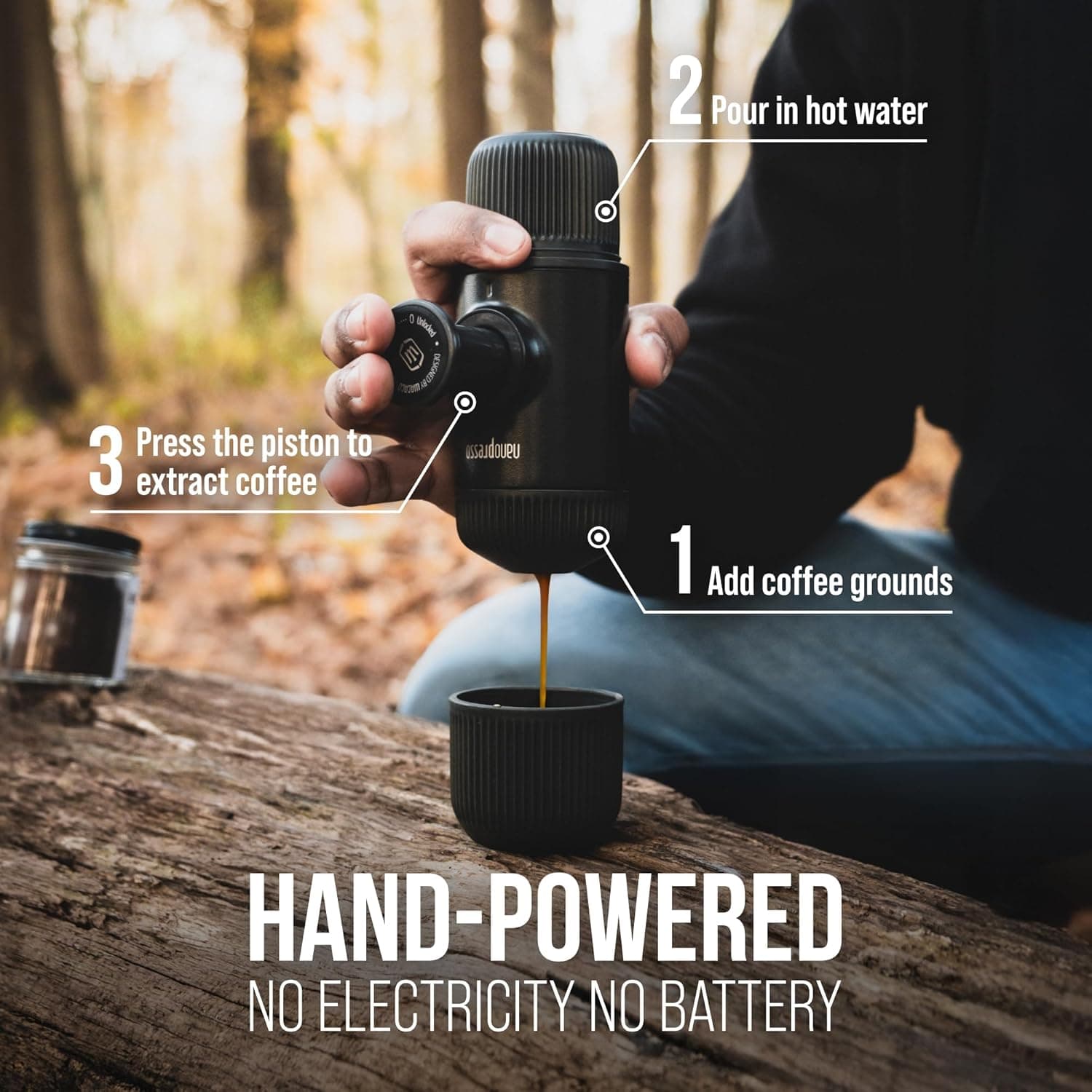 WACACO Nanopresso Portable Espresso Maker thumbnail 3