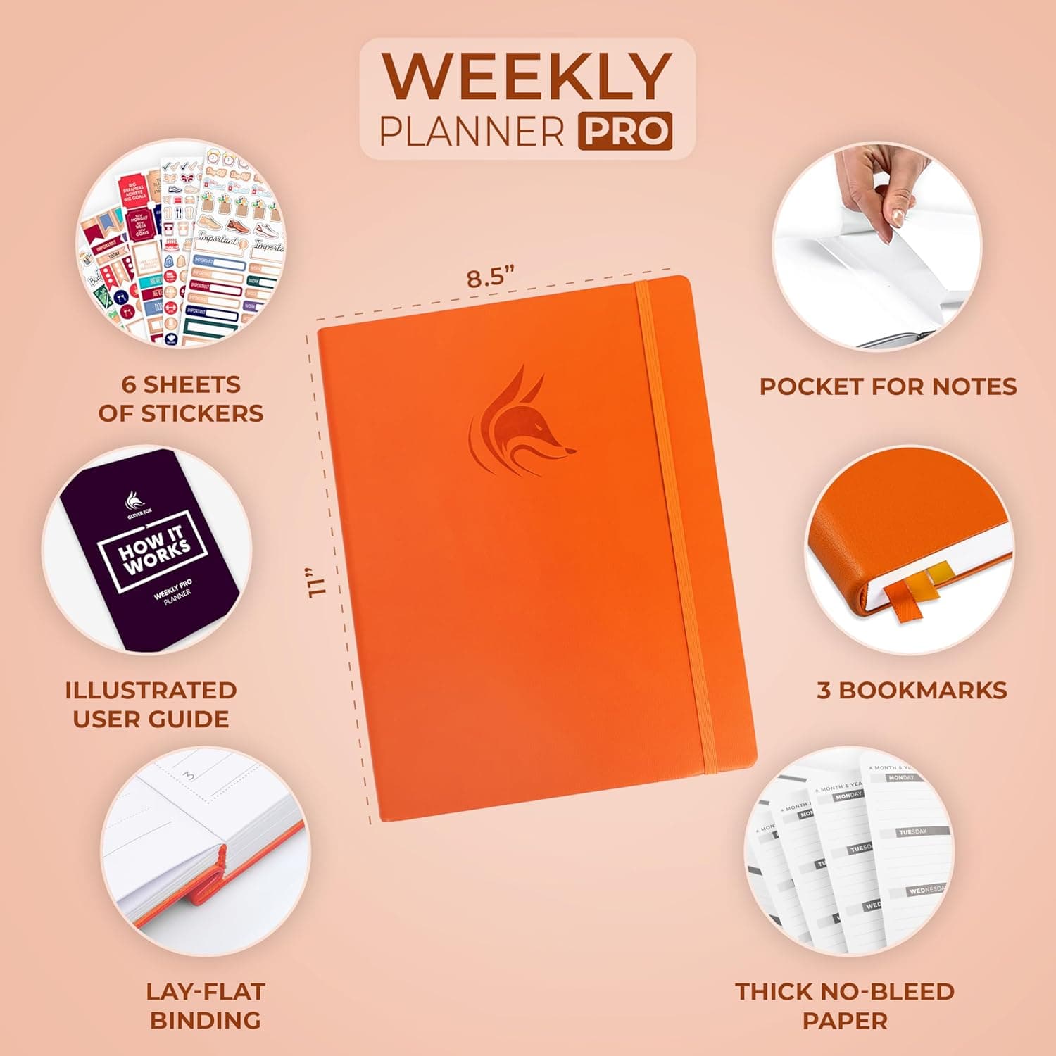Clever Fox Planner PRO - Weekly & Monthly Life Planner thumbnail 2