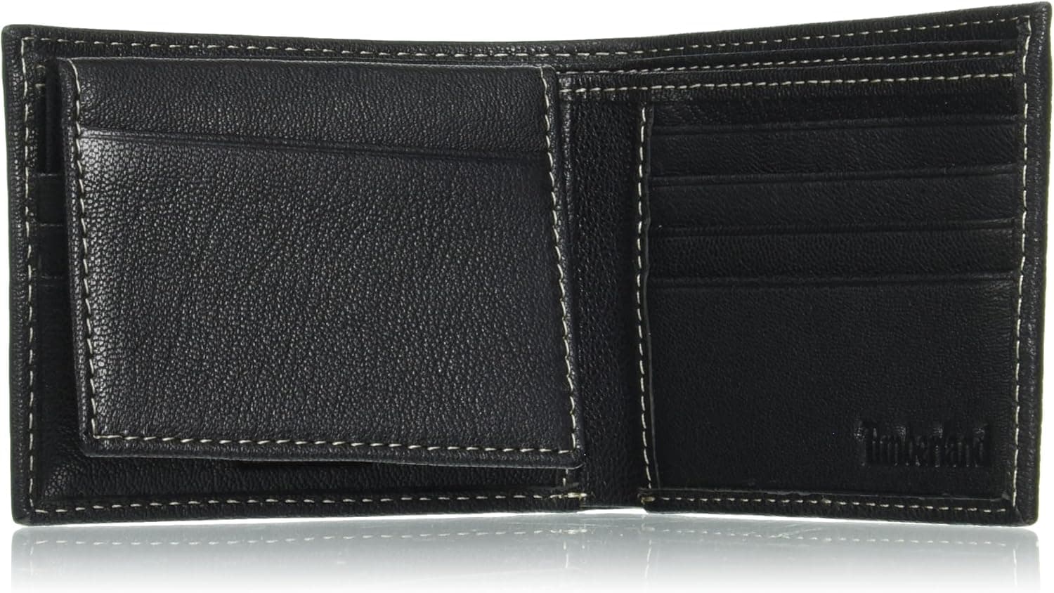 Timberland Men's Leather RFID Blocking Passcase Wallet thumbnail 5