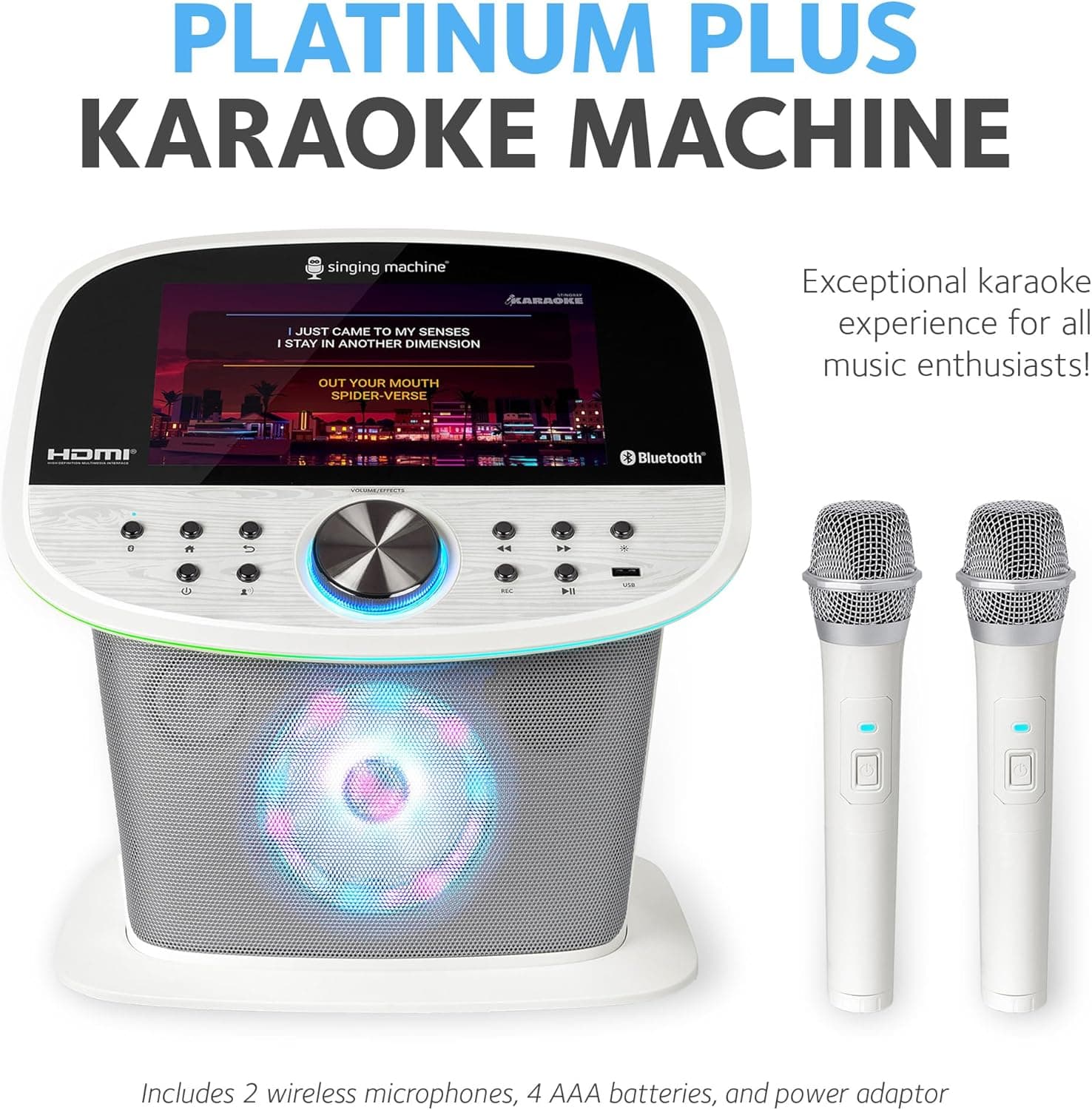 Singing Machine Platinum Plus Wi-Fi Karaoke Machine thumbnail 5