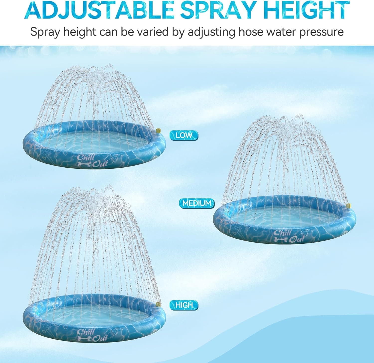 All for Paws Dog Splash Pad (51 Inch) thumbnail 4