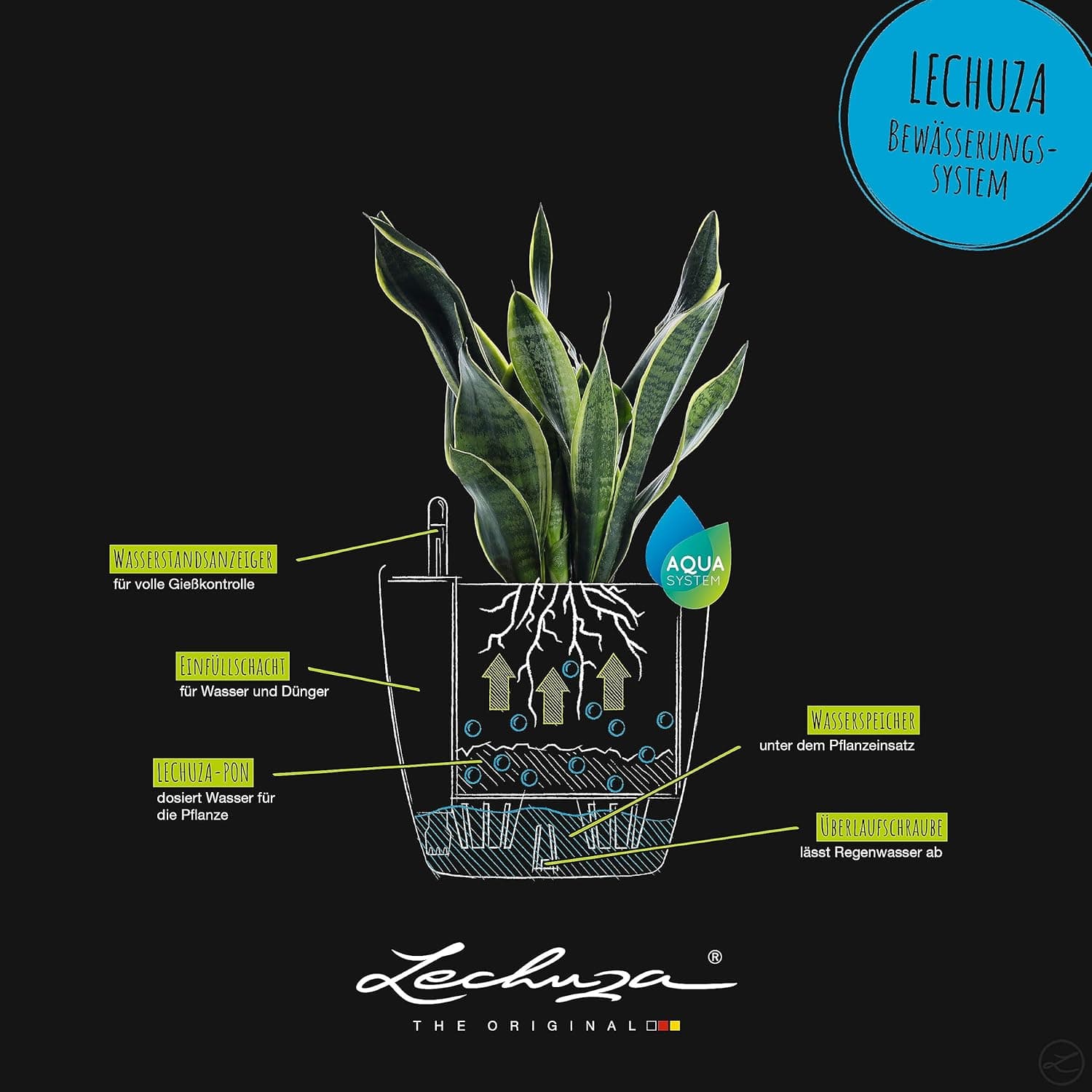 Lechuza Classico Color 21 Self-Watering Planter thumbnail 5