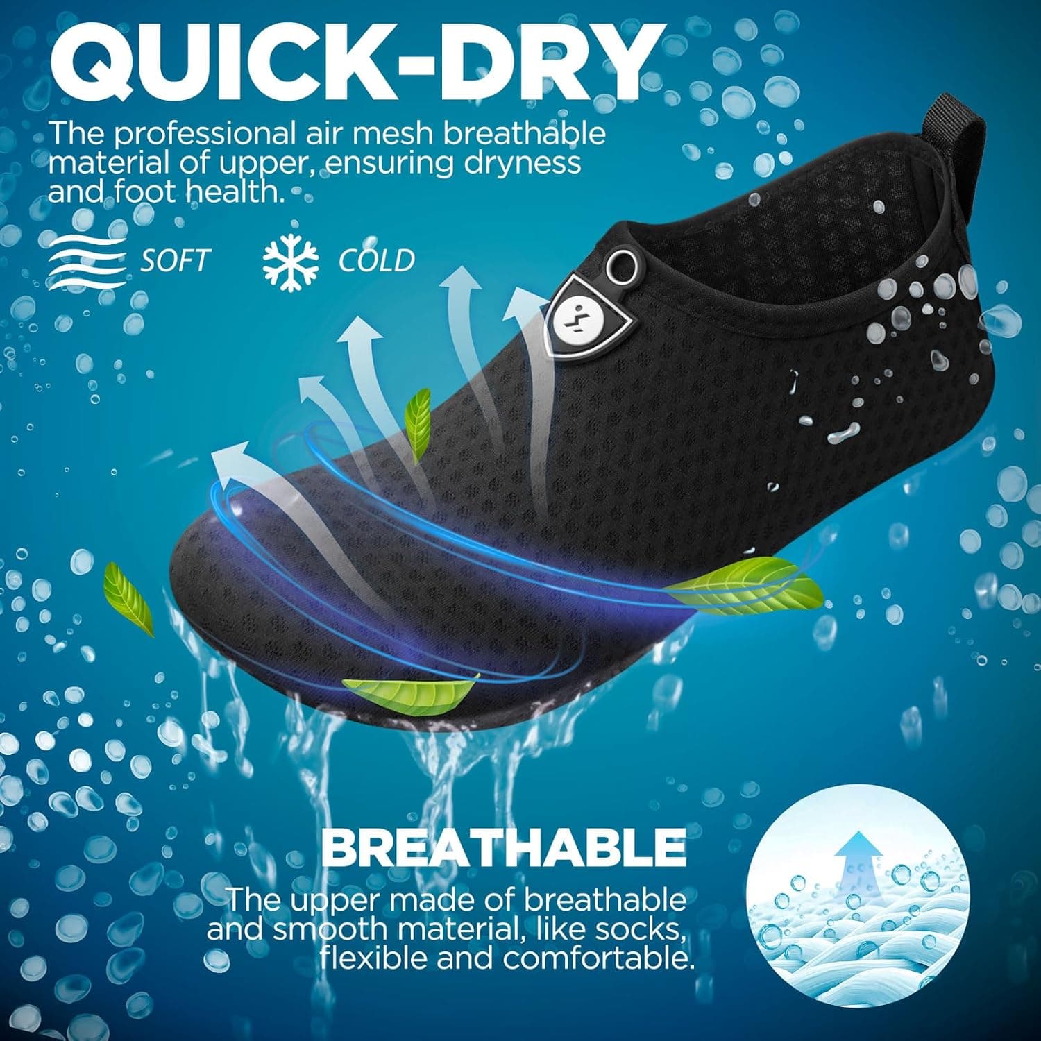 SIMARI Water Shoes Quick-Dry Aqua Socks Barefoot thumbnail 3