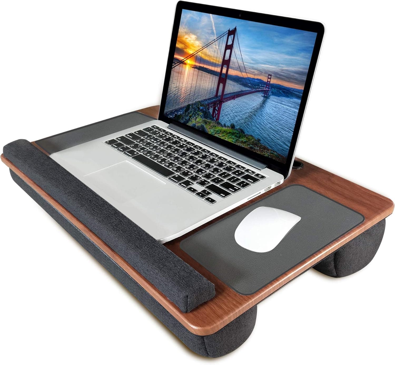Kavalan Portable Laptop Lap Desk with Pillow Cushion and Wrist Pad - image 1