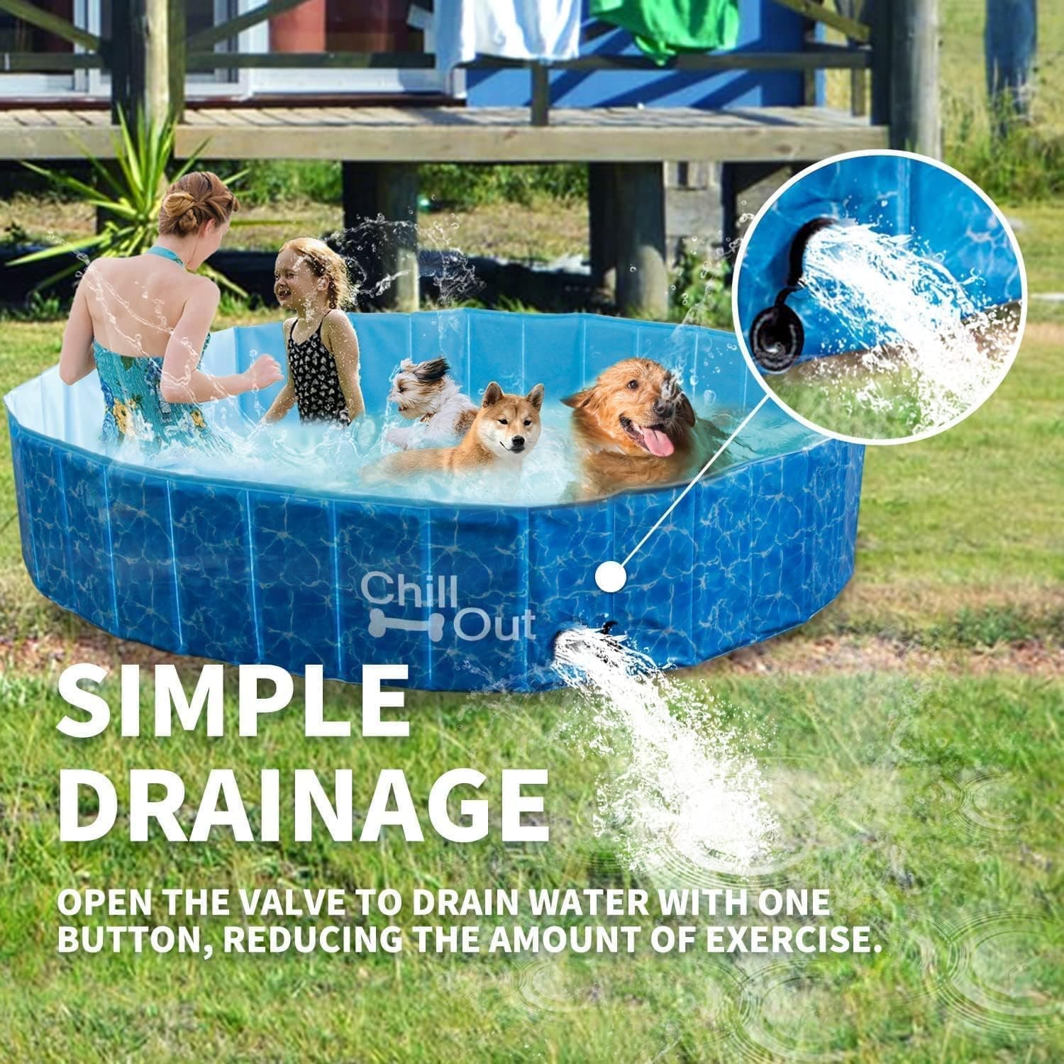 All for Paws Foldable Dog Pool (63 Inch) thumbnail 4
