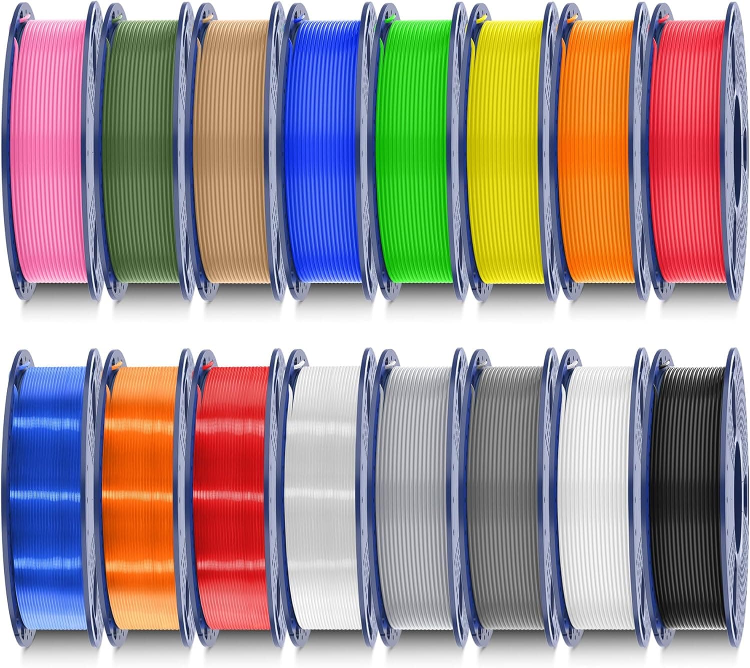 SUNLU PLA 3D Printer Filament Bundle (8 Colors)
