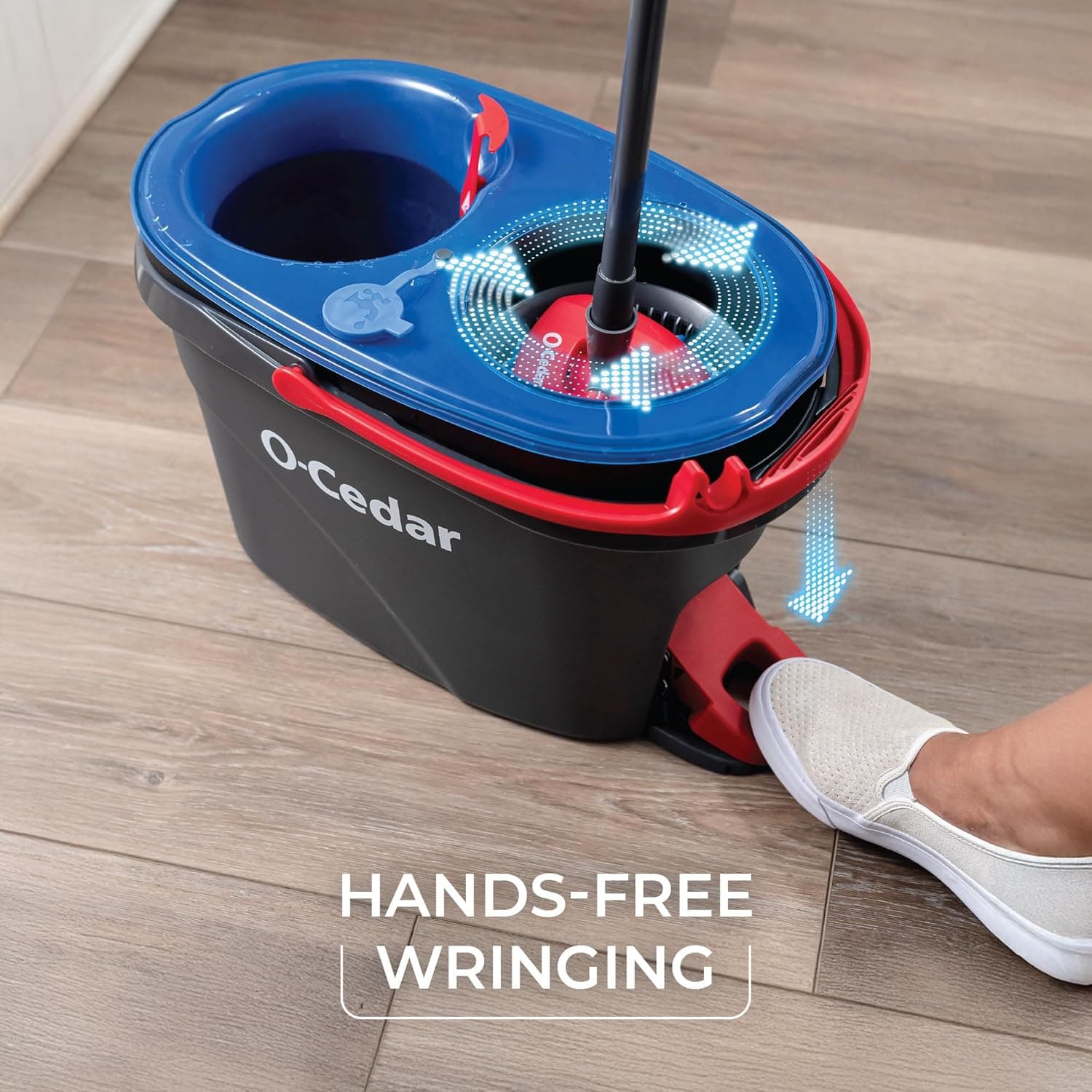O-Cedar EasyWring RinseClean Spin Mop & Bucket System thumbnail 4