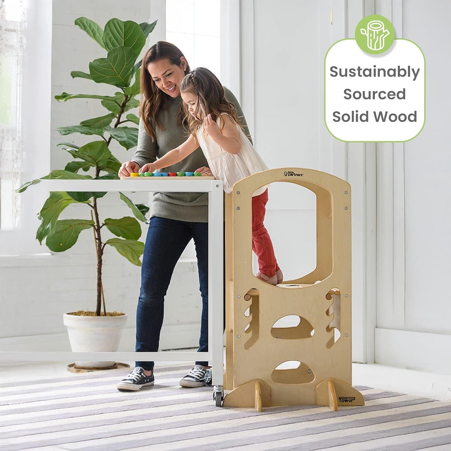 Little Partners Original Learning Tower (Kitchen Helper Stool) thumbnail 5