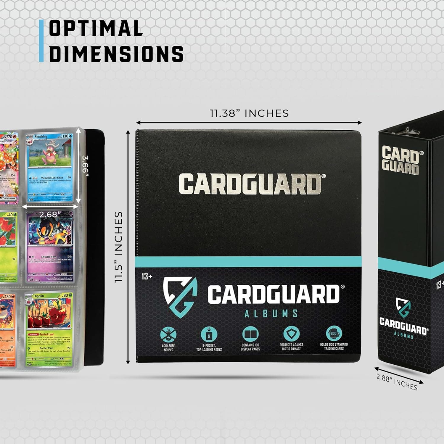 CardGuard Premium 3-Ring 9-Pocket Binder thumbnail 4