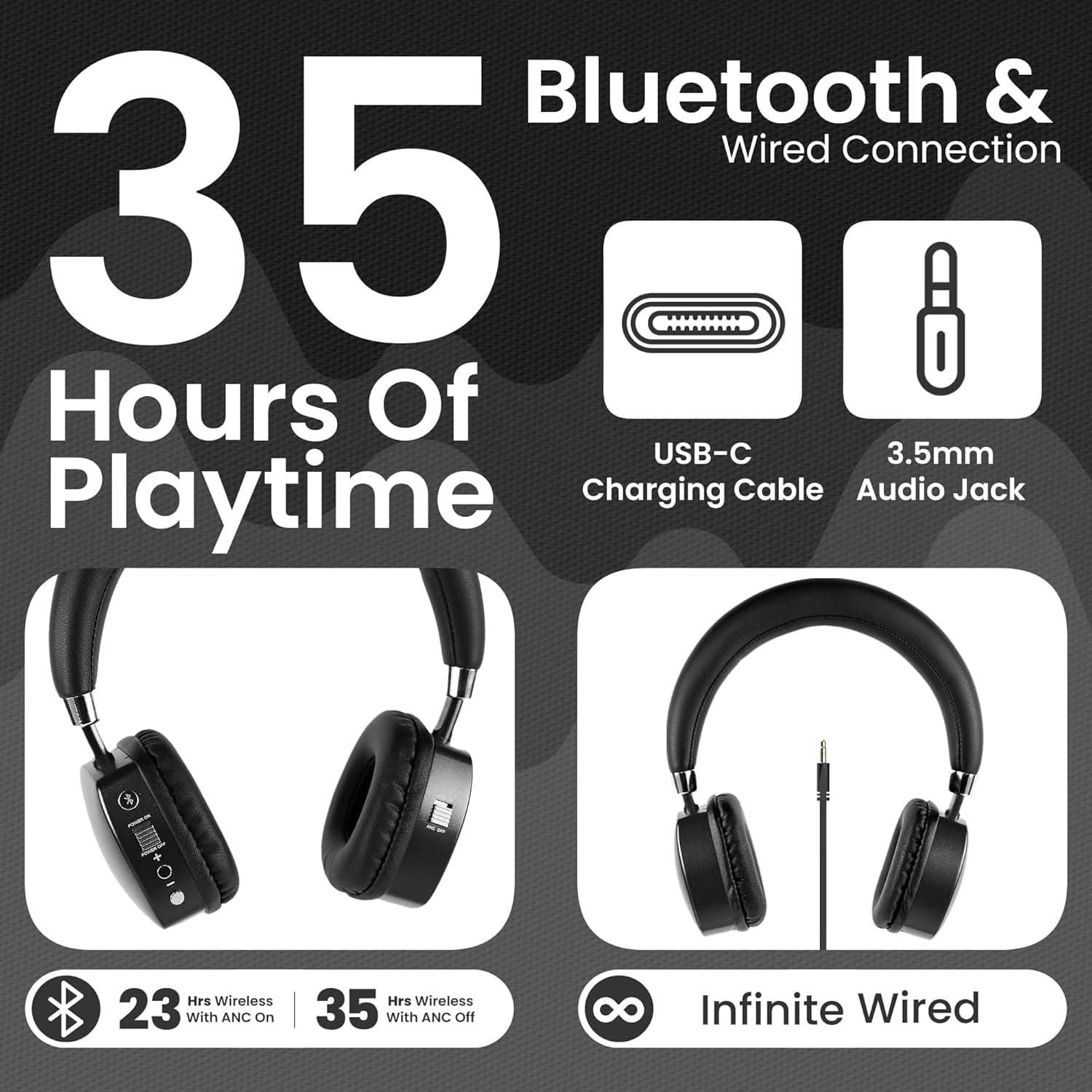 Puro Sound Labs PuroQuiet Plus Active Noise Cancelling Kids Headphones thumbnail 3