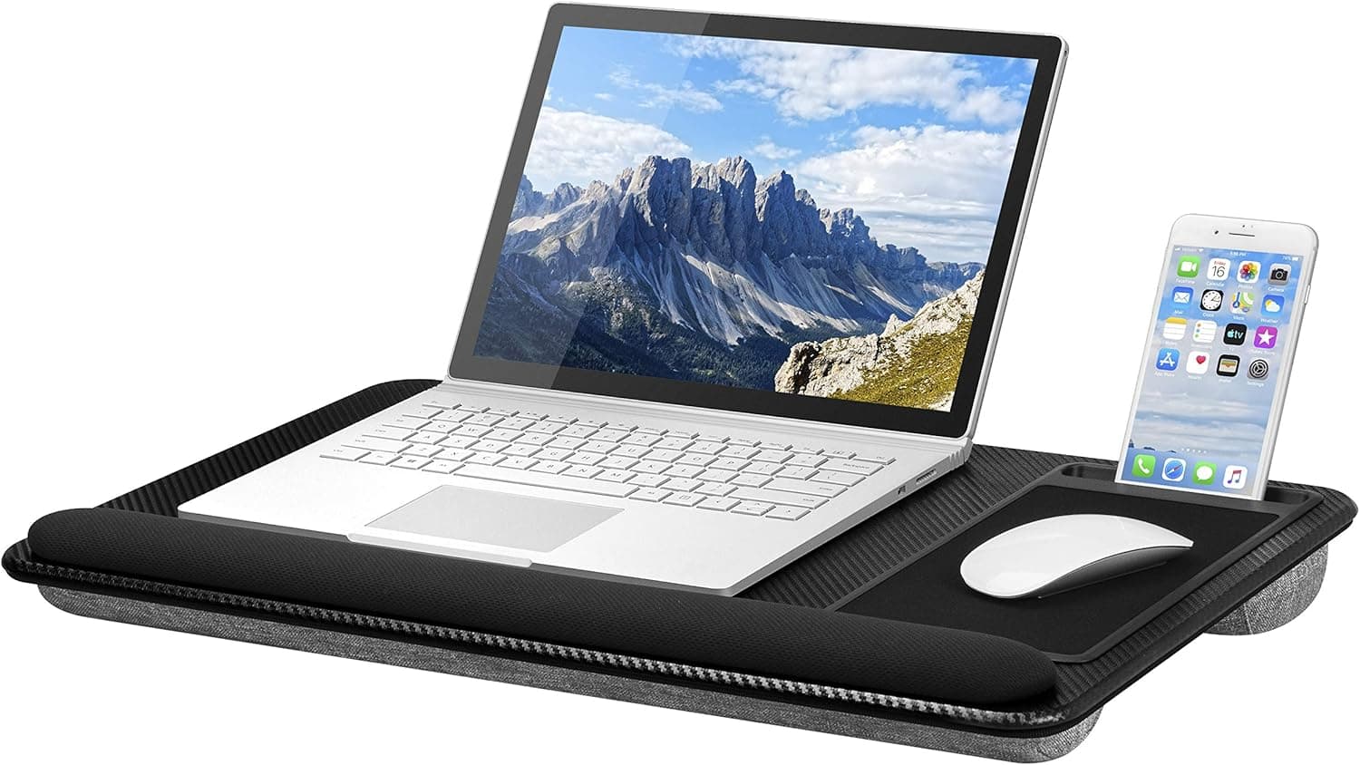 LapGear Home Office Pro Lap Desk with Wrist Rest, Mouse Pad, and Phone Holder - image 1