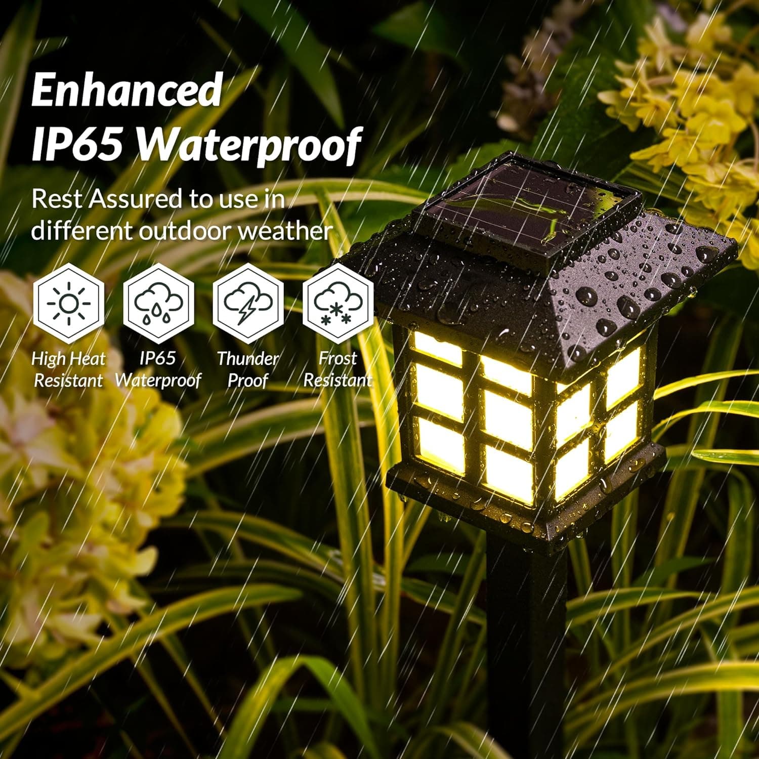 SOLPEX 12 Pack Solar Pathway Lights thumbnail 2