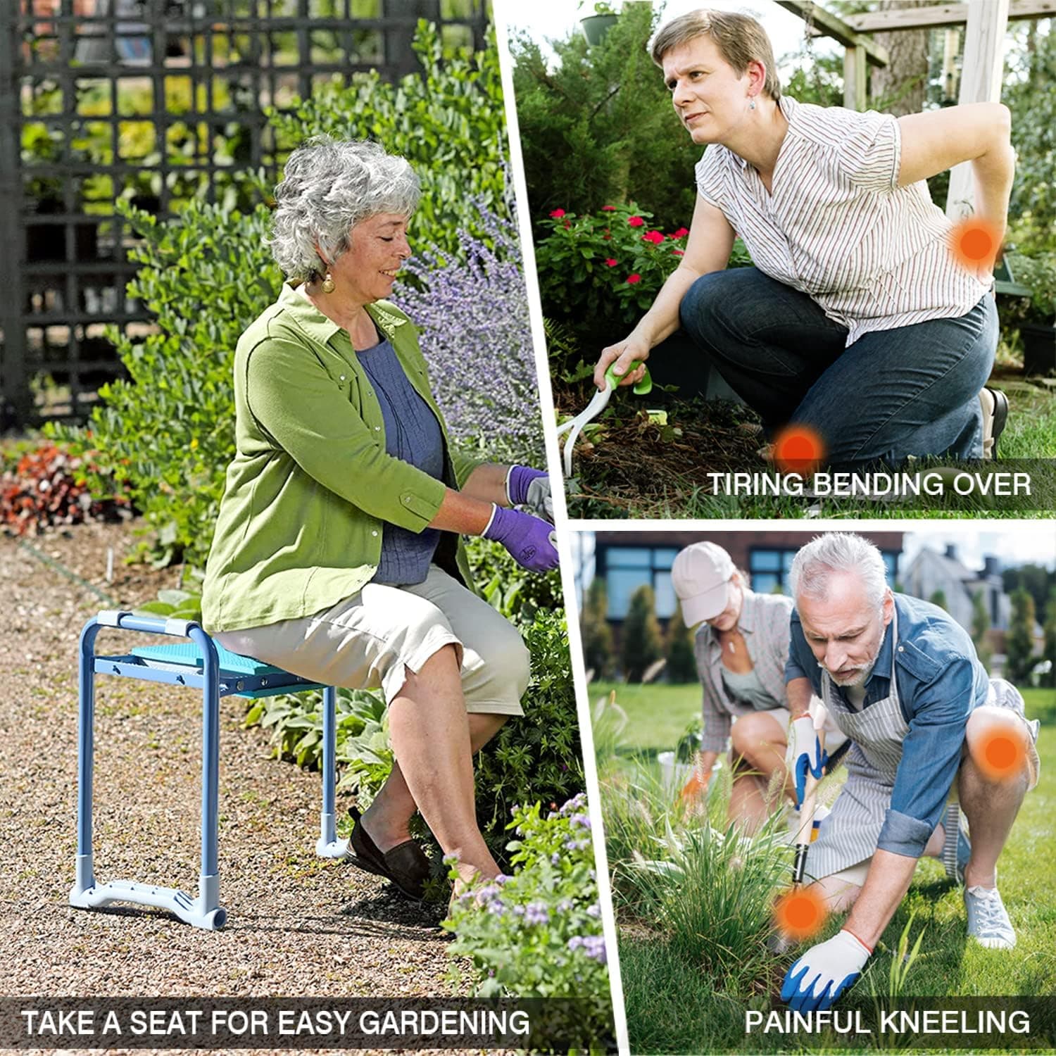 Jardineer Folding Garden Kneeler and Seat thumbnail 4