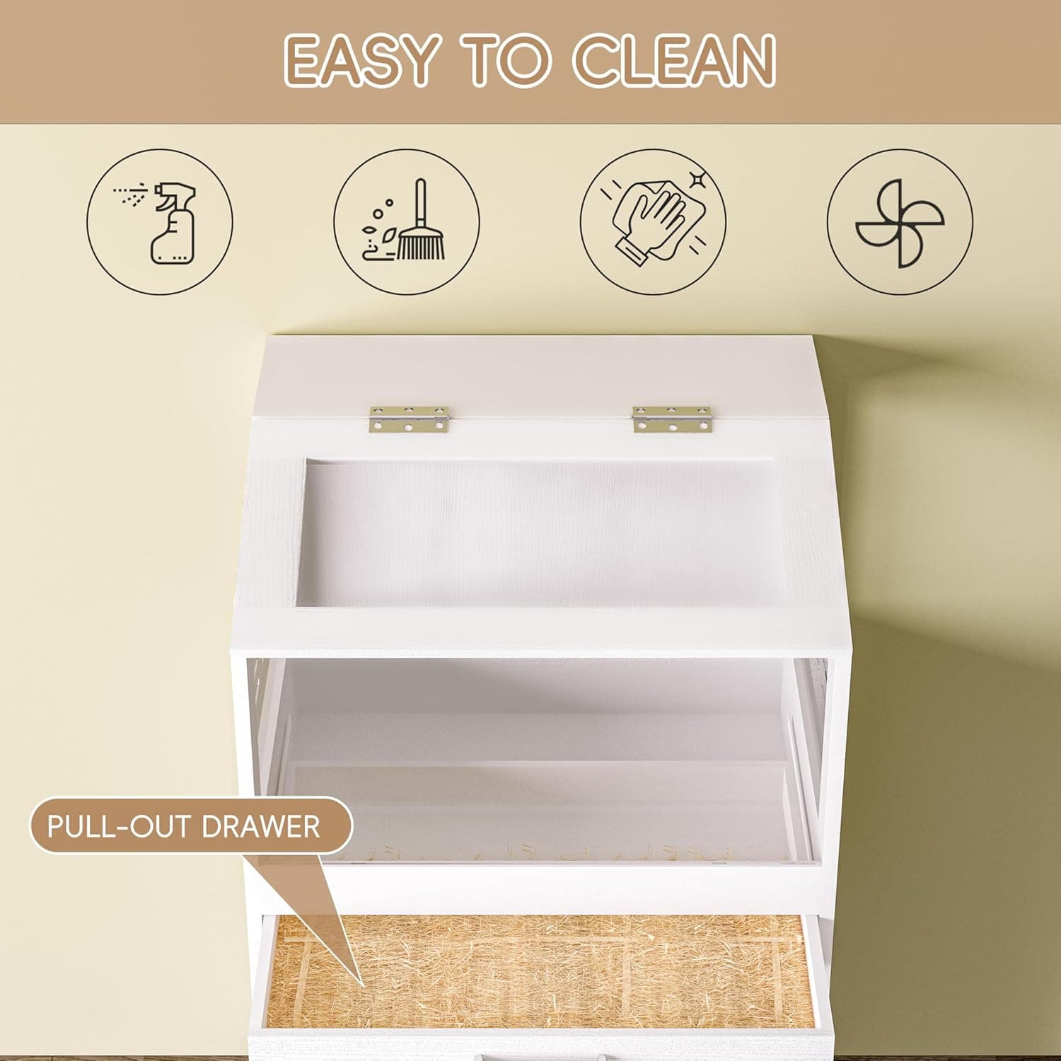 Betterhood Hamster Cage with Storage Cabinet thumbnail 3