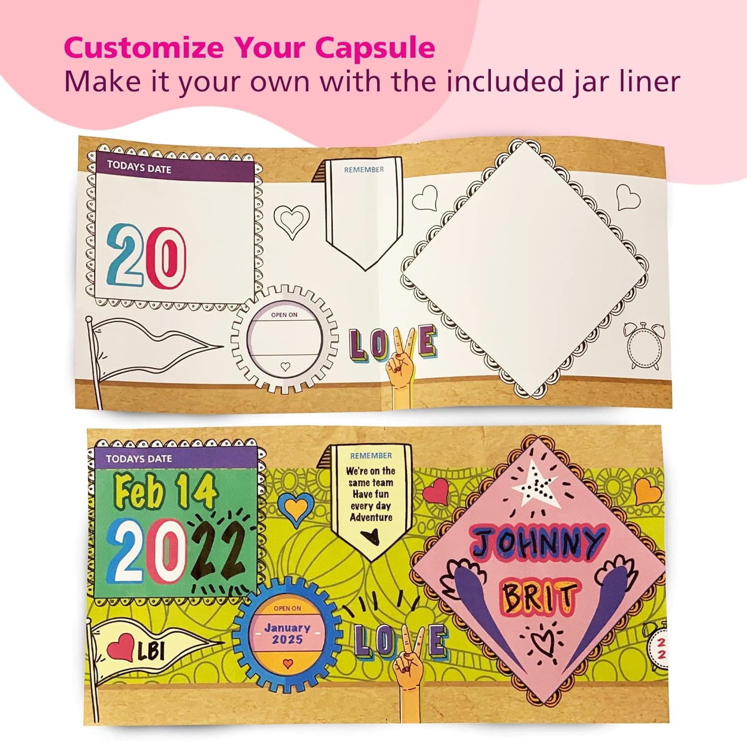 DateBox Club Time Capsule Box - Couples Date Night with Capsule Jar & Prompt Book thumbnail 5