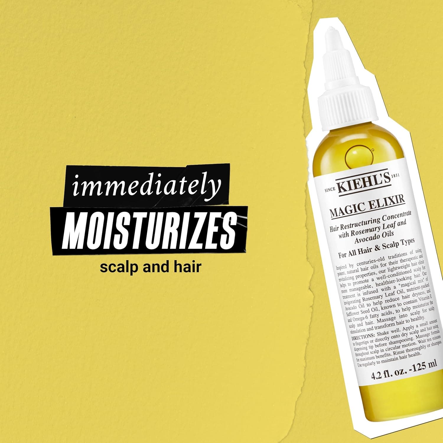 Kiehl's Magic Elixir Scalp and Hair Oil Treatment thumbnail 4