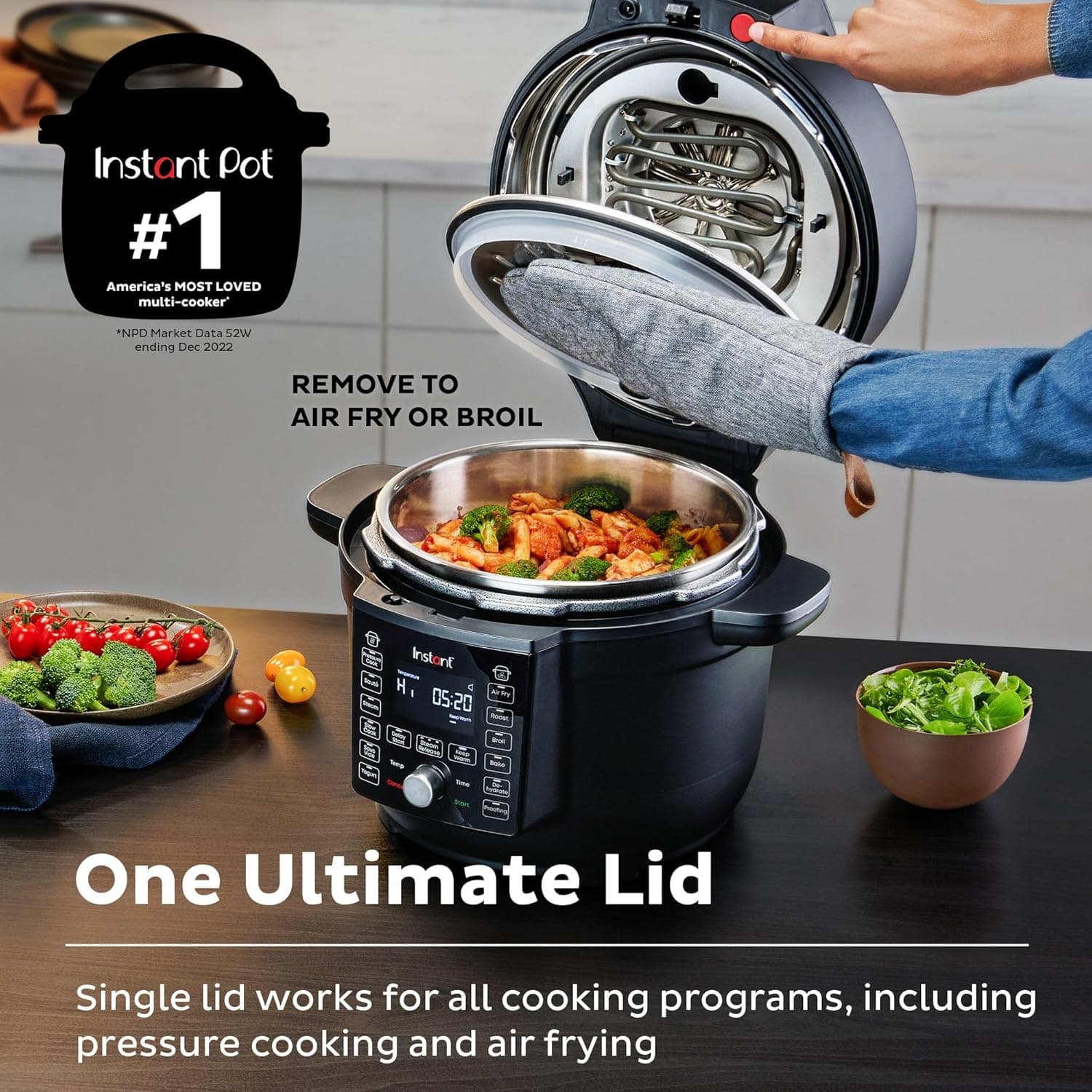 Instant Pot Duo Crisp Ultimate Lid 13-in-1 (6.5 Quart) thumbnail 3