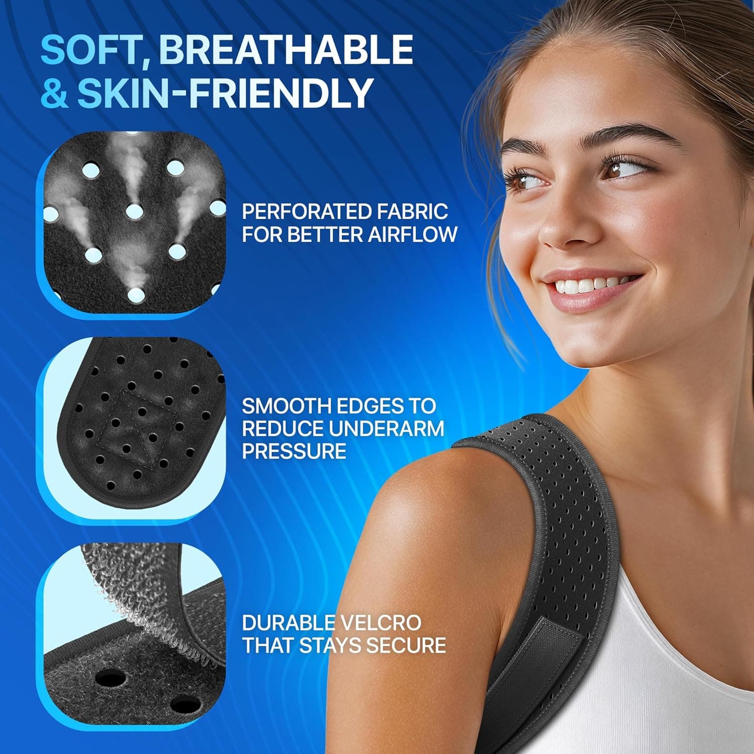 LERAMED Posture Corrector for Men and Women thumbnail 4