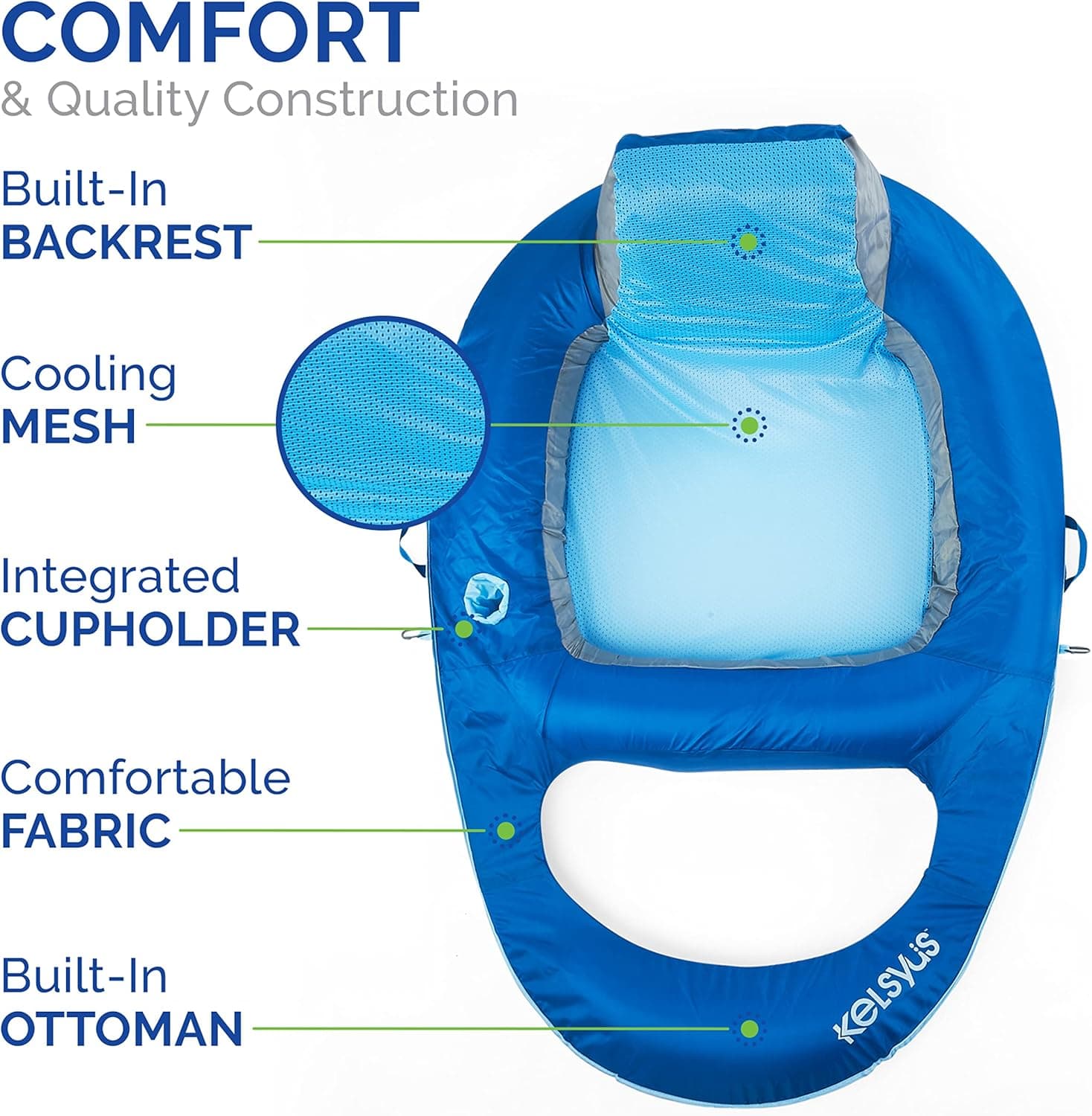 Kelsyus Premium Floating Lounger thumbnail 4