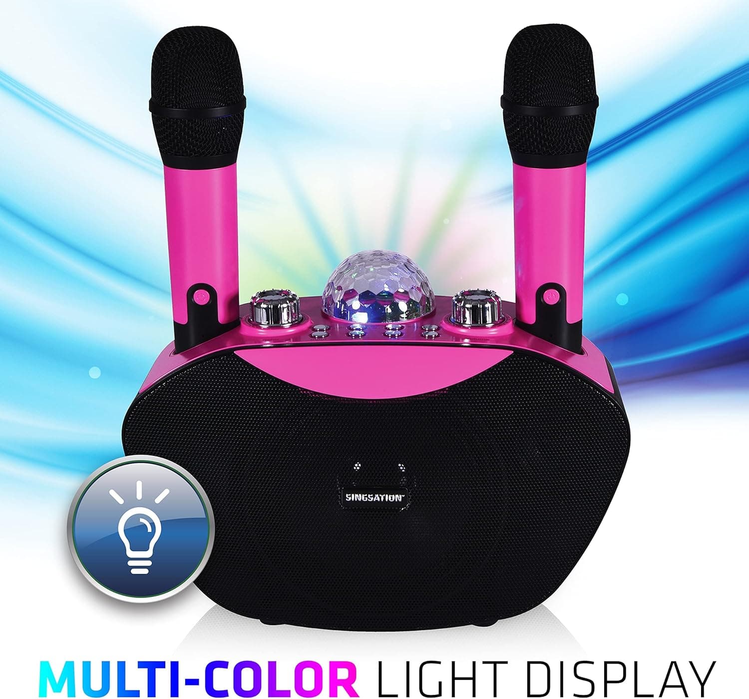 Singsation Karaoke Machine with 2 Wireless Microphones thumbnail 4