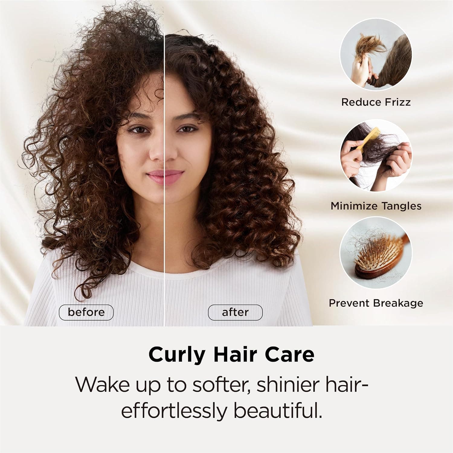 Bedsure Satin Pillowcase Queen Size Set of 2 thumbnail 3