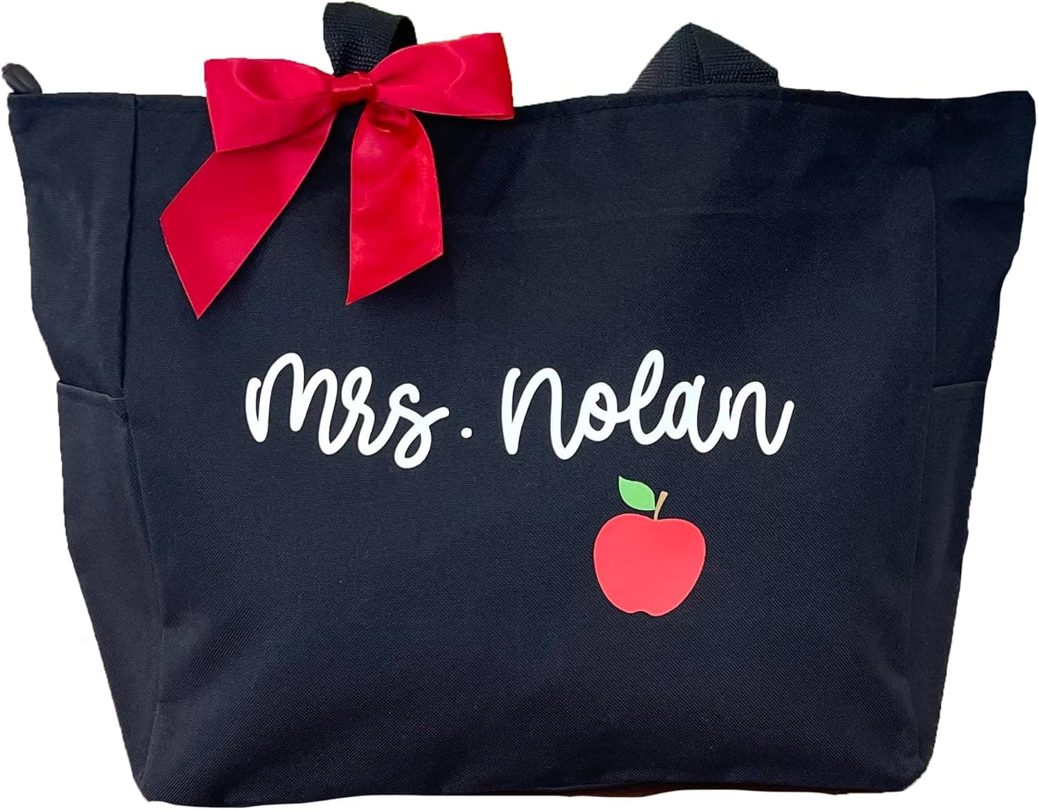 Up2ournecksinfabric Personalized Large Teacher Tote Bag - image 1
