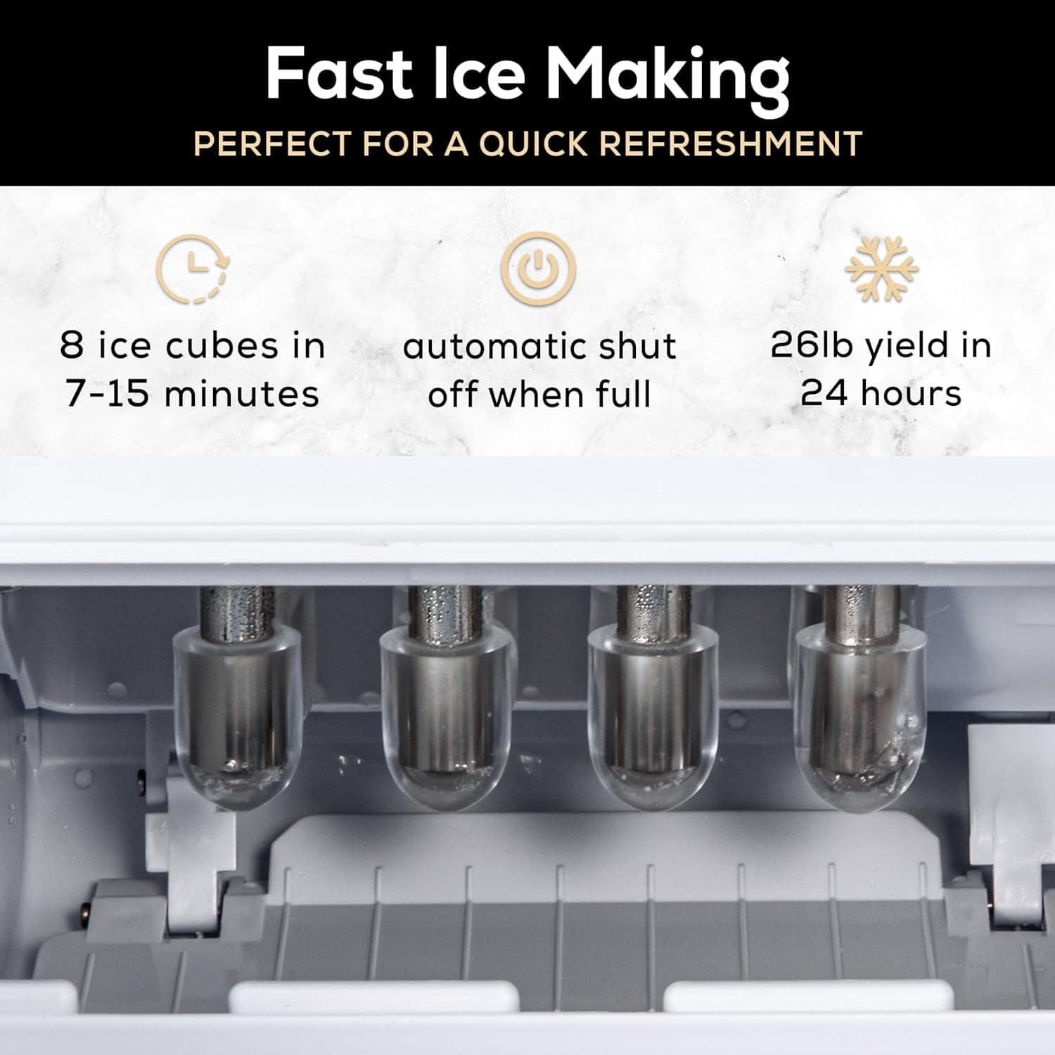 Igloo Premium Self-Cleaning Countertop Ice Maker thumbnail 3