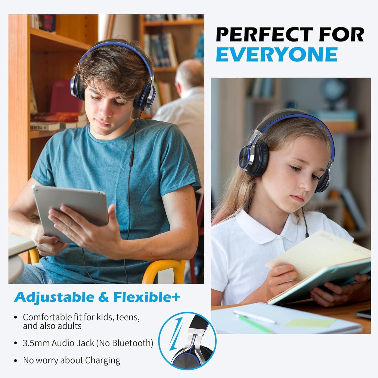 AILIHEN C8 Kids Headphones Wired with Microphone thumbnail 4