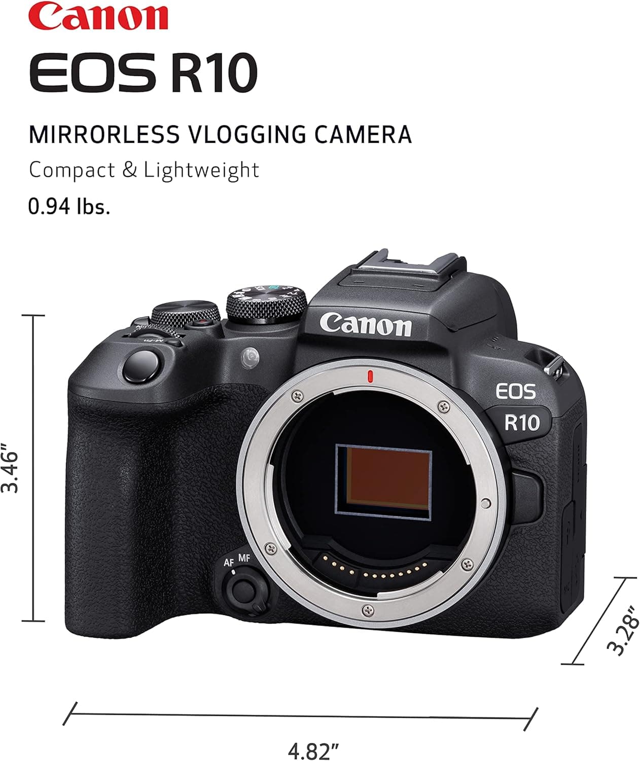 Canon EOS R10 Mirrorless Camera (Body Only) thumbnail 2