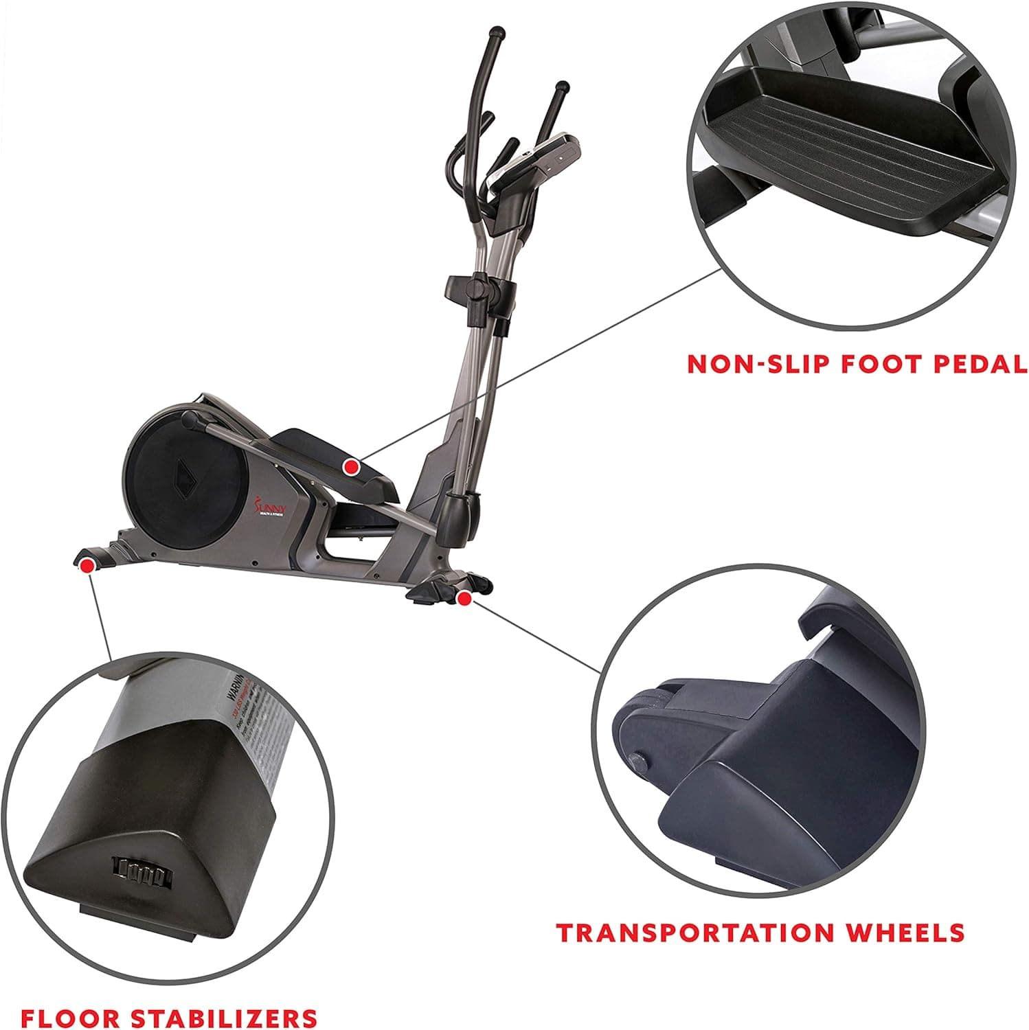 Sunny Health & Fitness SF-E3912 Elliptical thumbnail 4