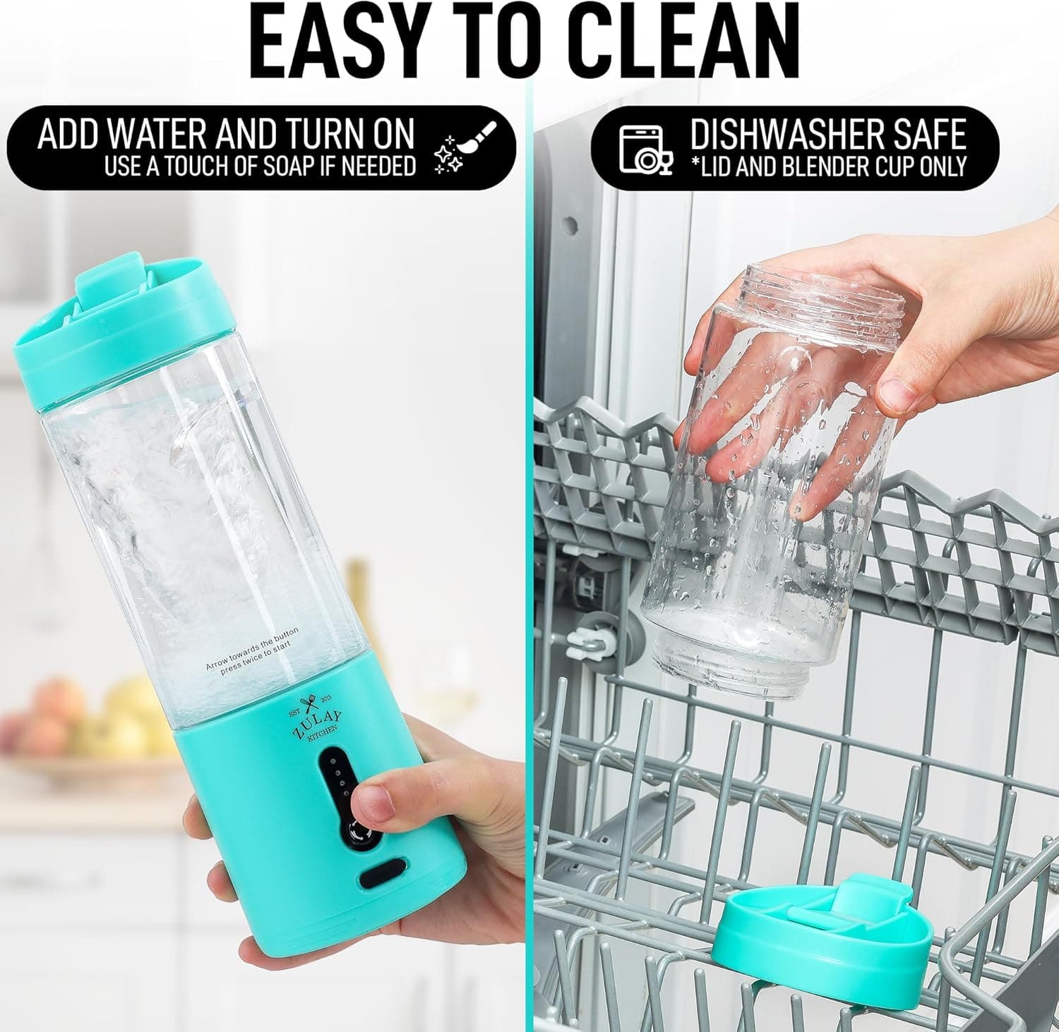 Zulay Kitchen Portable Blender 18oz thumbnail 5