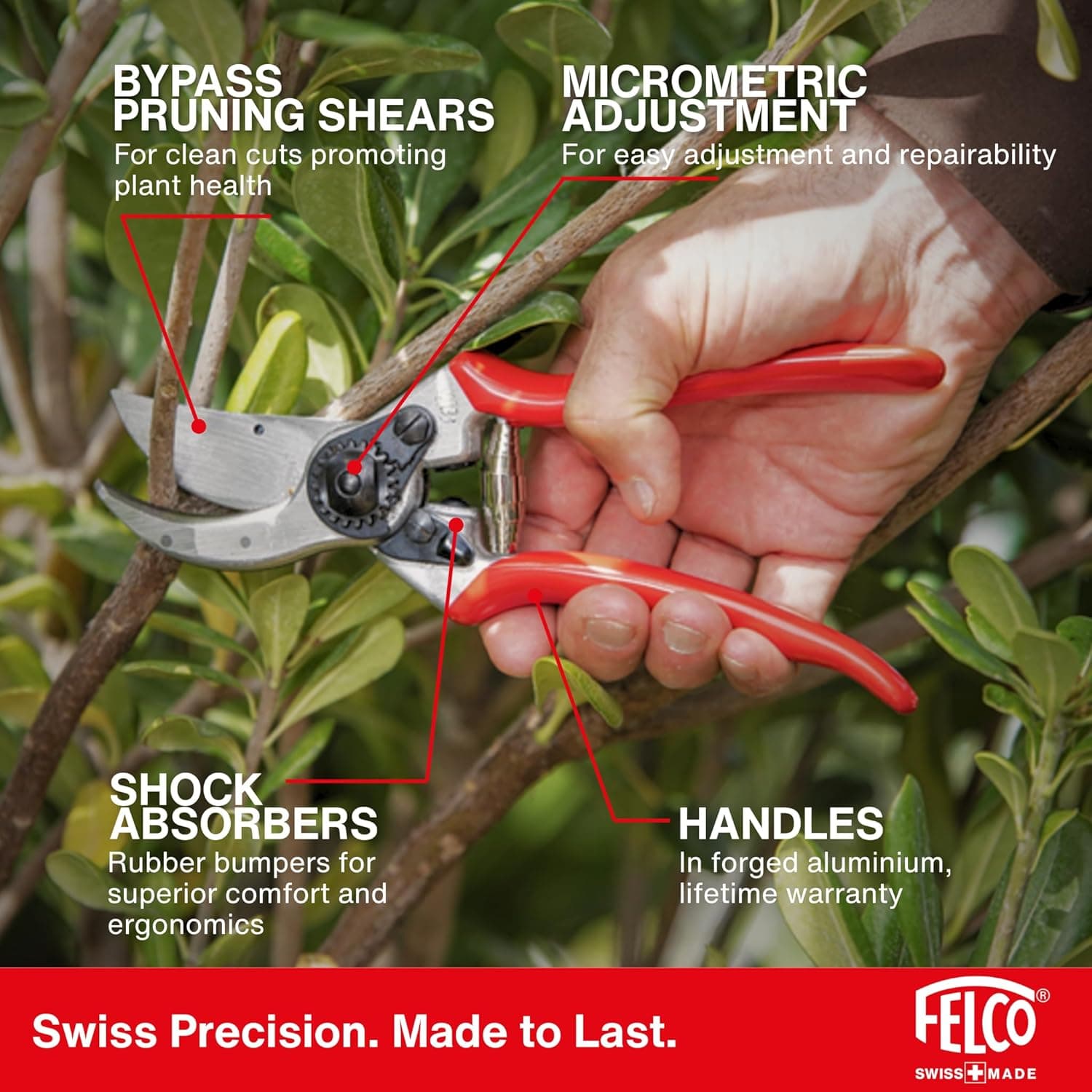 Felco F-2 Classic Manual Hand Pruner thumbnail 5