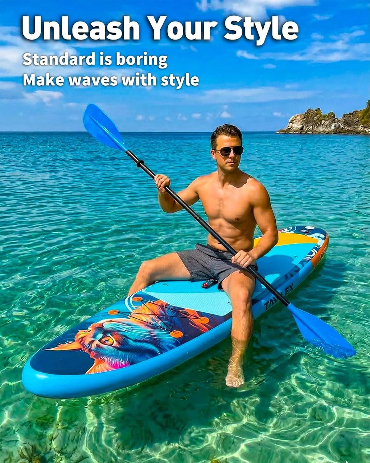 Tavilex Inflatable Stand Up Paddle Board with Seat 11'x33"x6" thumbnail 3