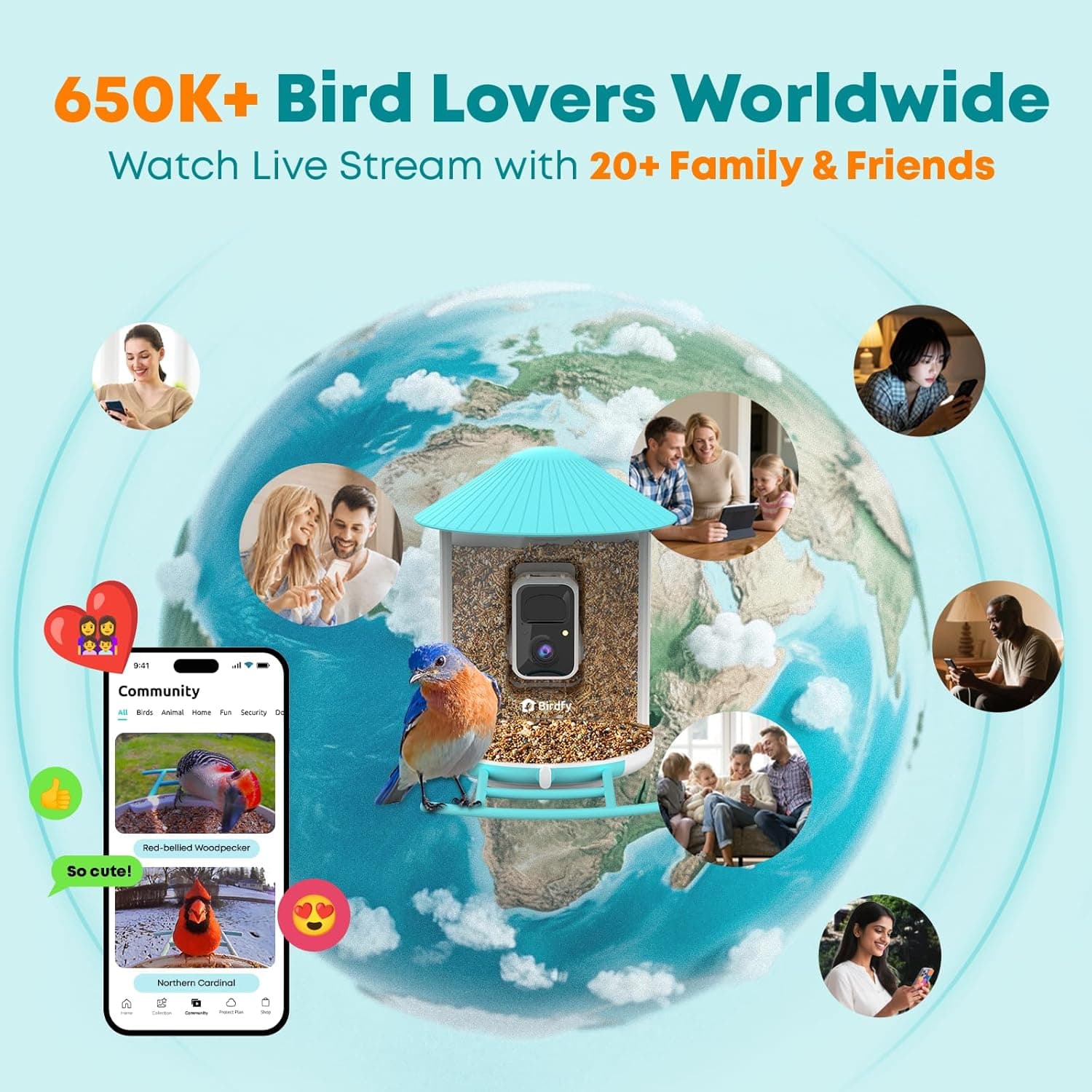 NETVUE Birdfy Smart Bird Feeder with AI Camera thumbnail 5