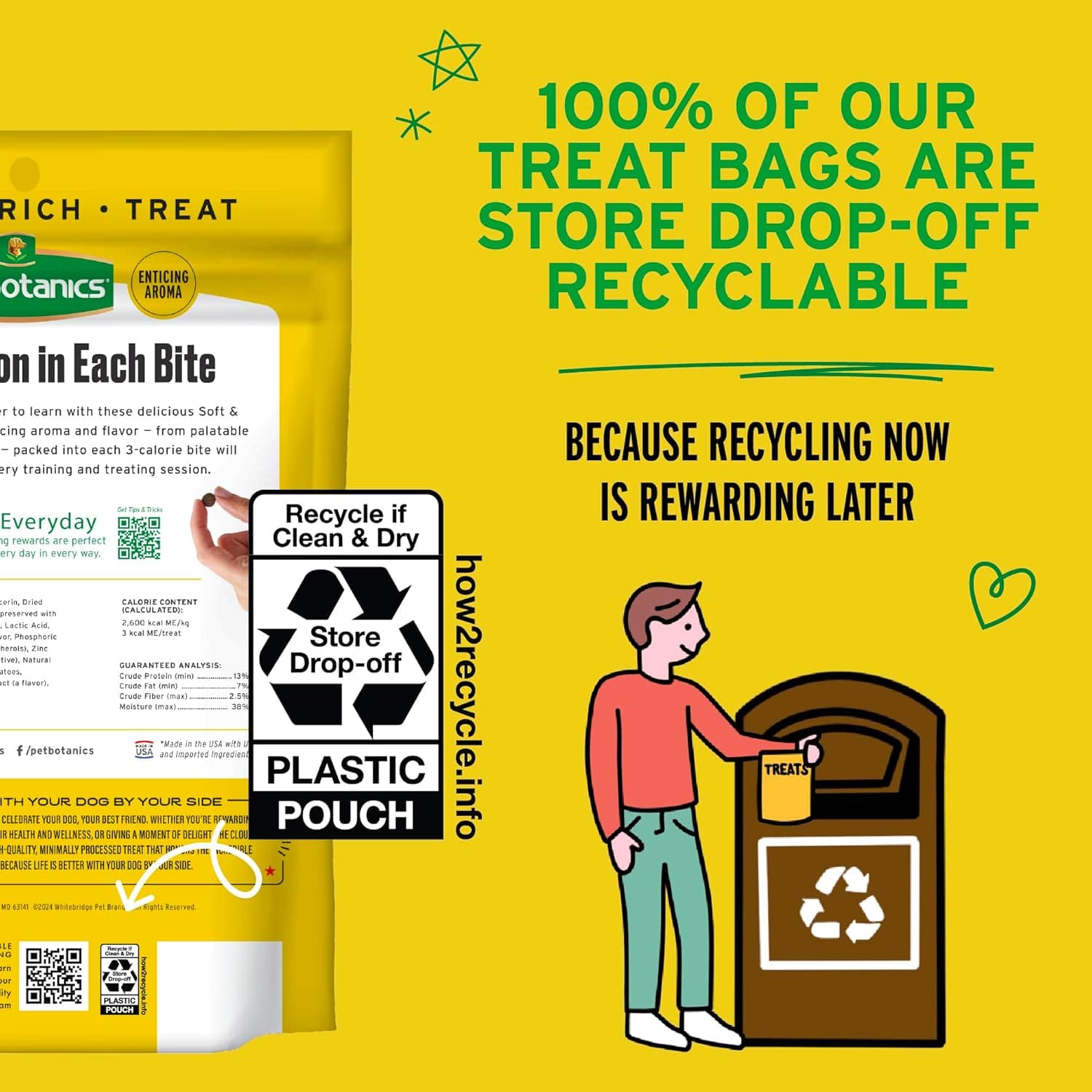 Pet Botanics Training Rewards, Bacon Flavor thumbnail 5