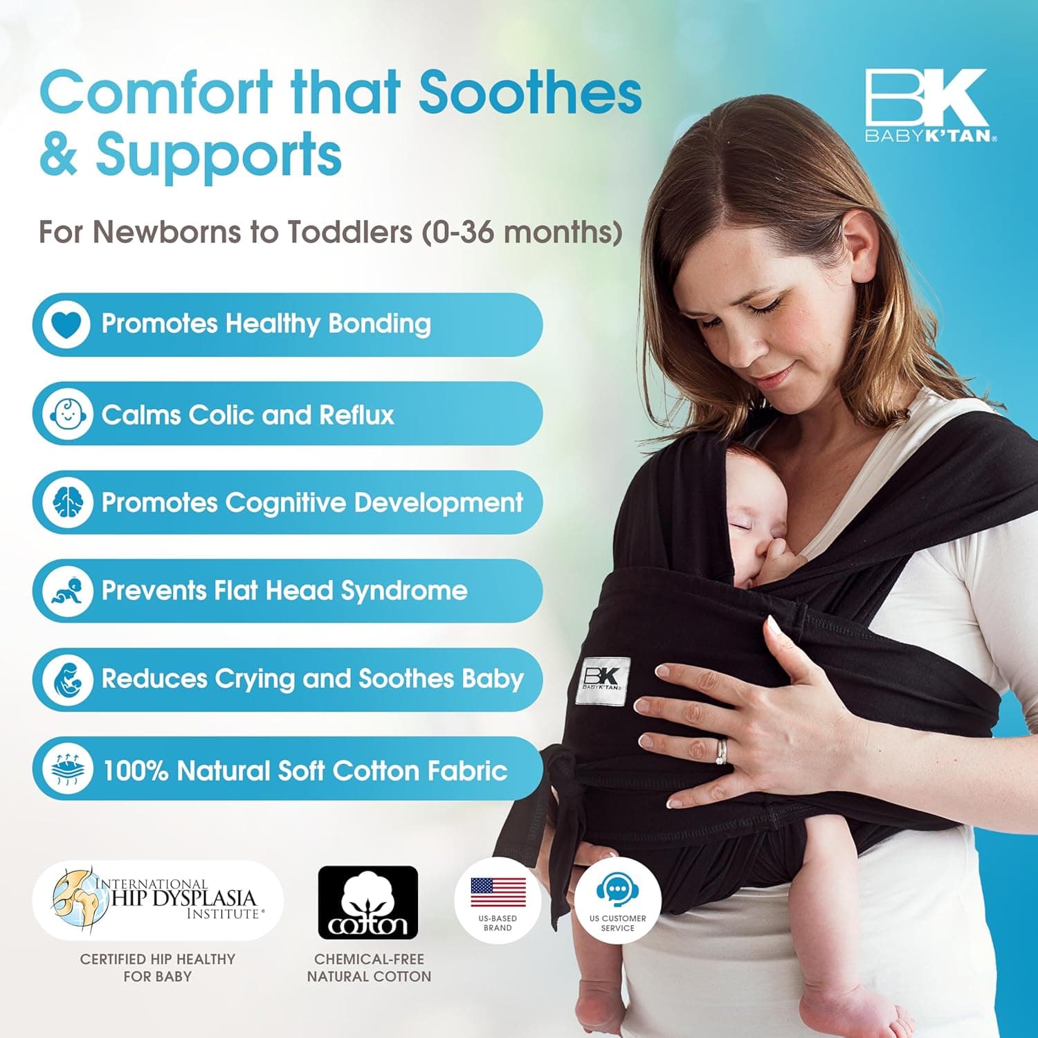 Baby K'tan Original Baby Carrier thumbnail 2