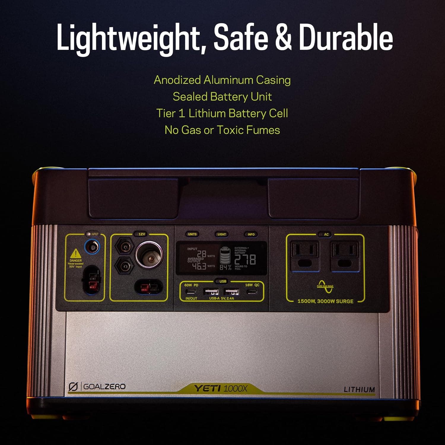 Goal Zero Yeti 1000X Portable Power Station thumbnail 2