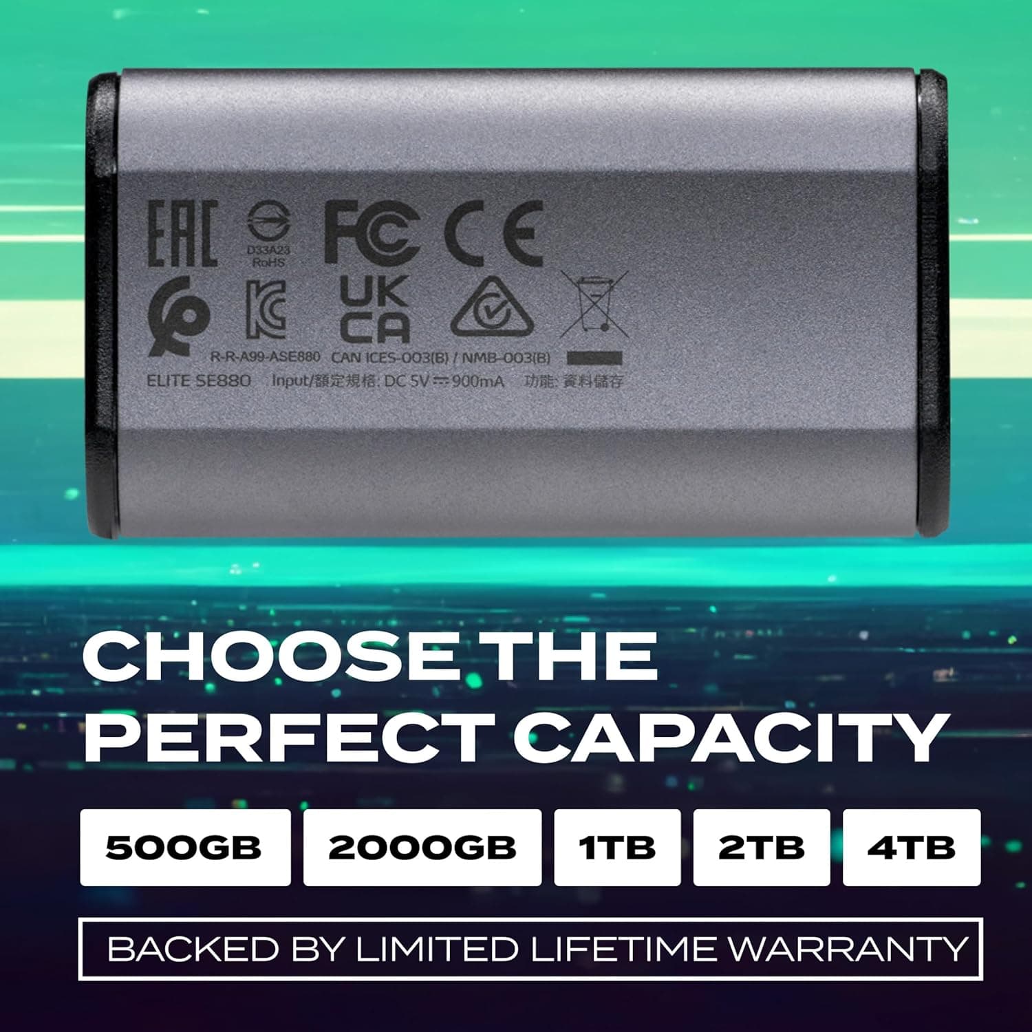 ADATA SE880 Portable SSD (1TB) thumbnail 3