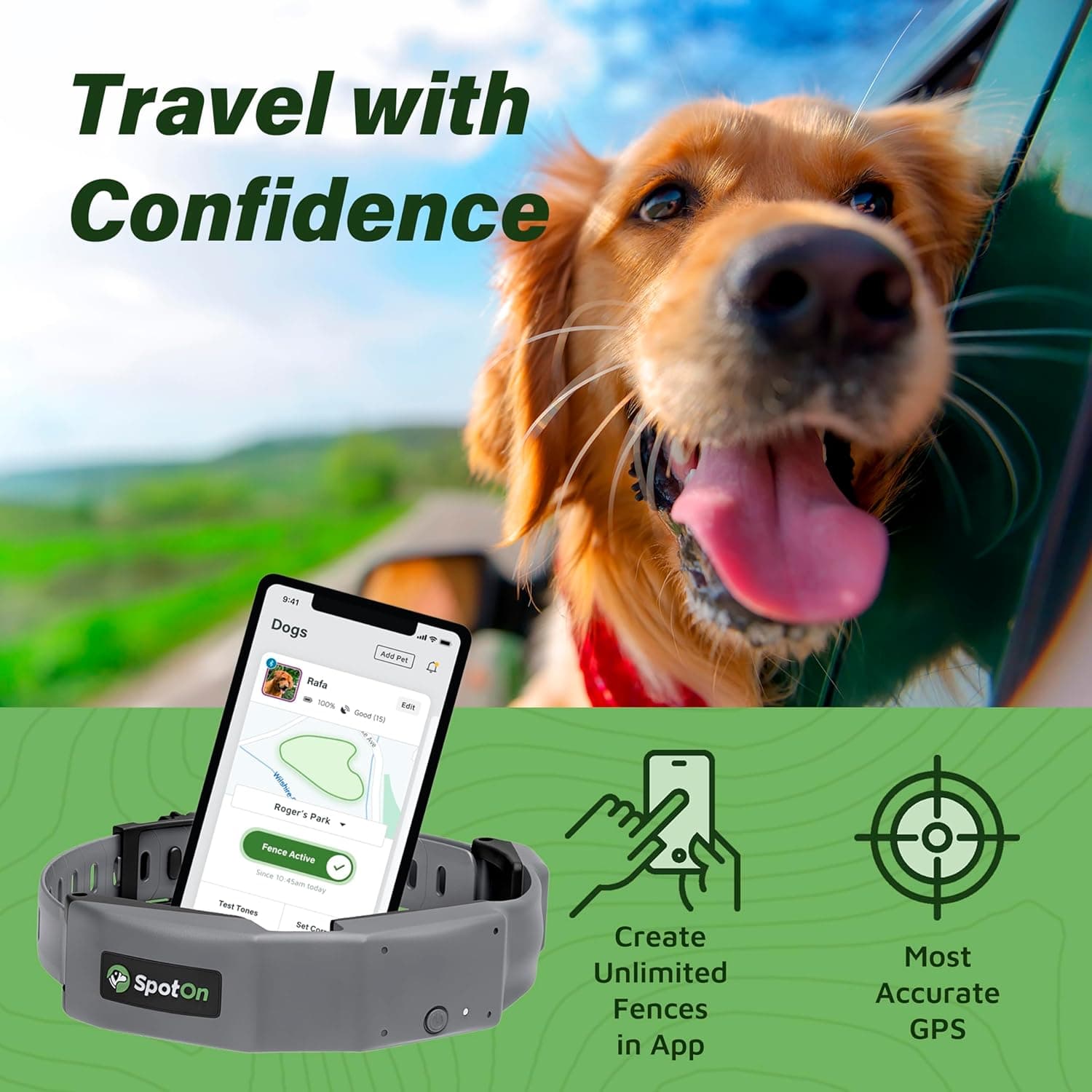SpotOn GPS Wireless Dog Fence Collar thumbnail 5