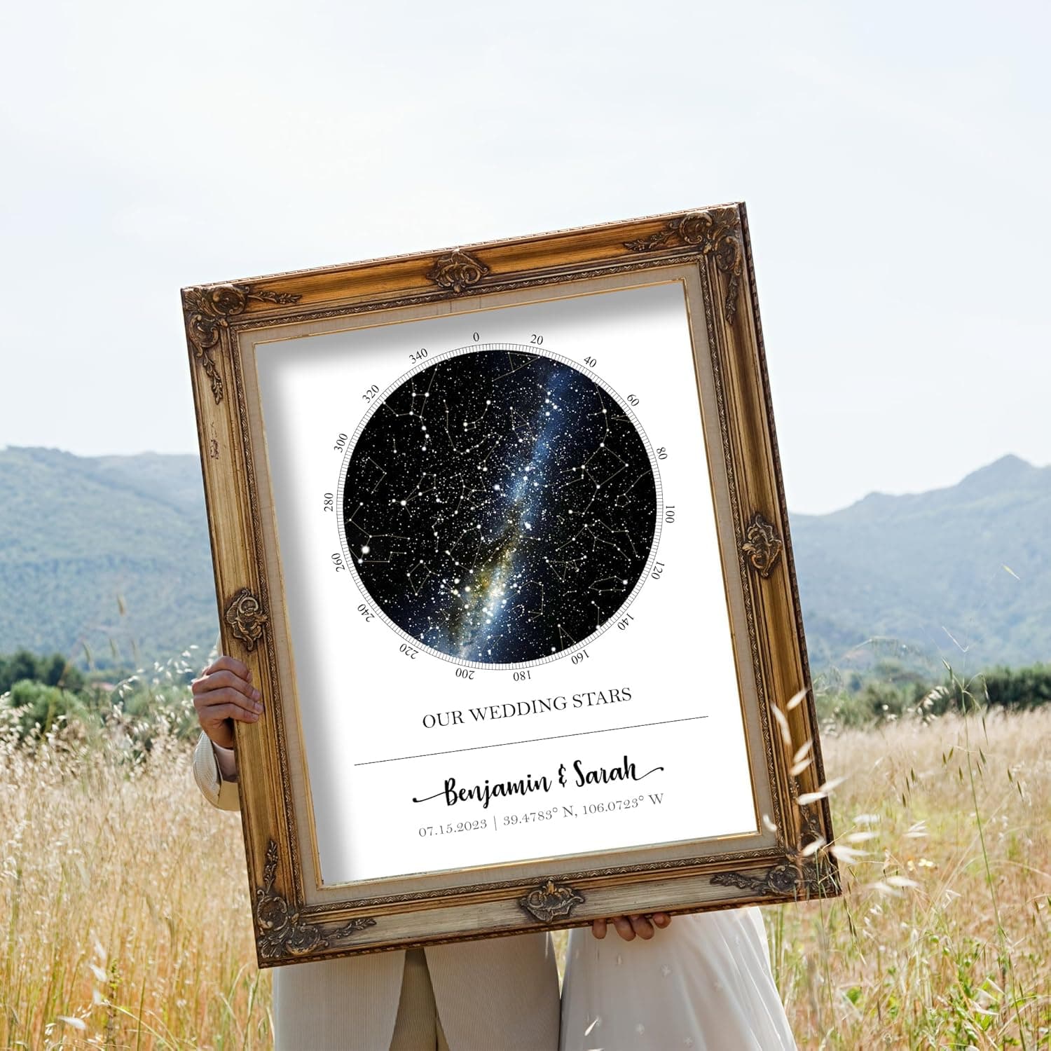 Custom Star Map - Personalized Night Sky Print thumbnail 3