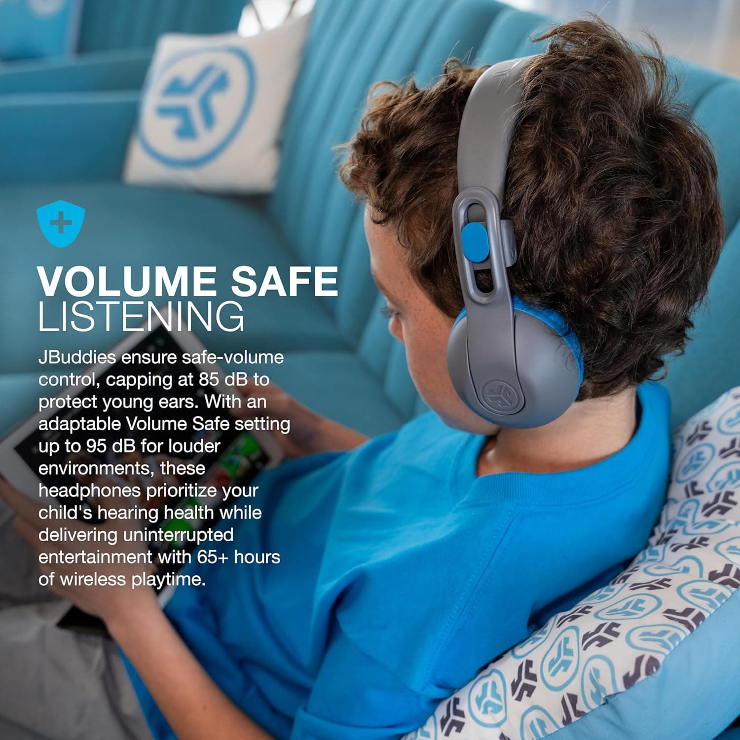 JLab JBuddies Studio 2 Wireless Kids Headphones thumbnail 2