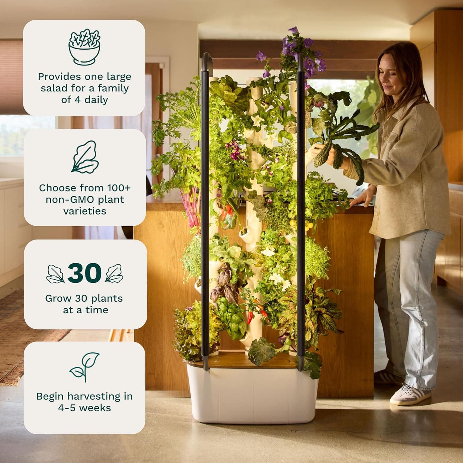Gardyn Home Kit 4.0 Vertical Indoor Garden thumbnail 3