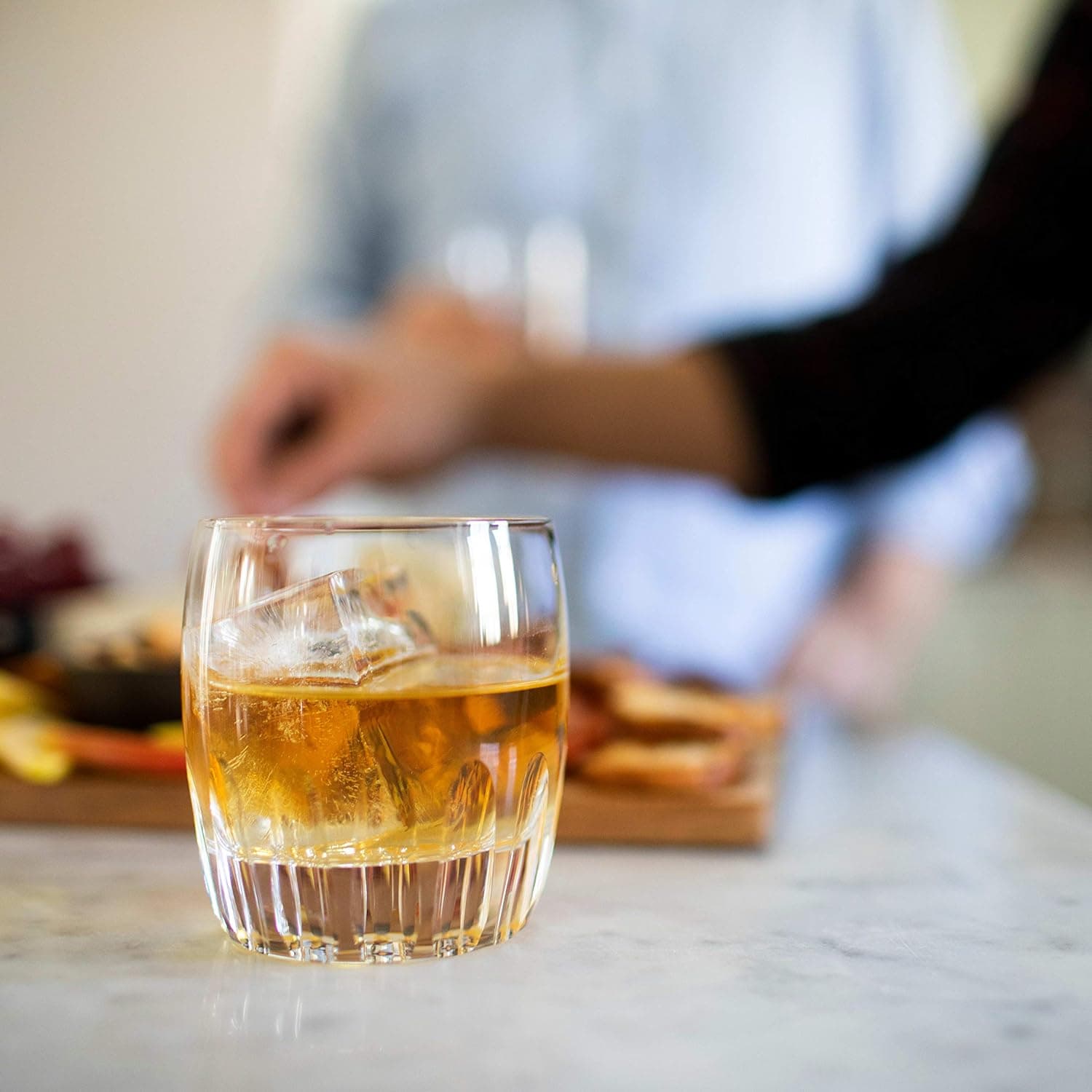 Libbey Signature Kentfield Chisel Rocks Glasses, Set of 4 thumbnail 3