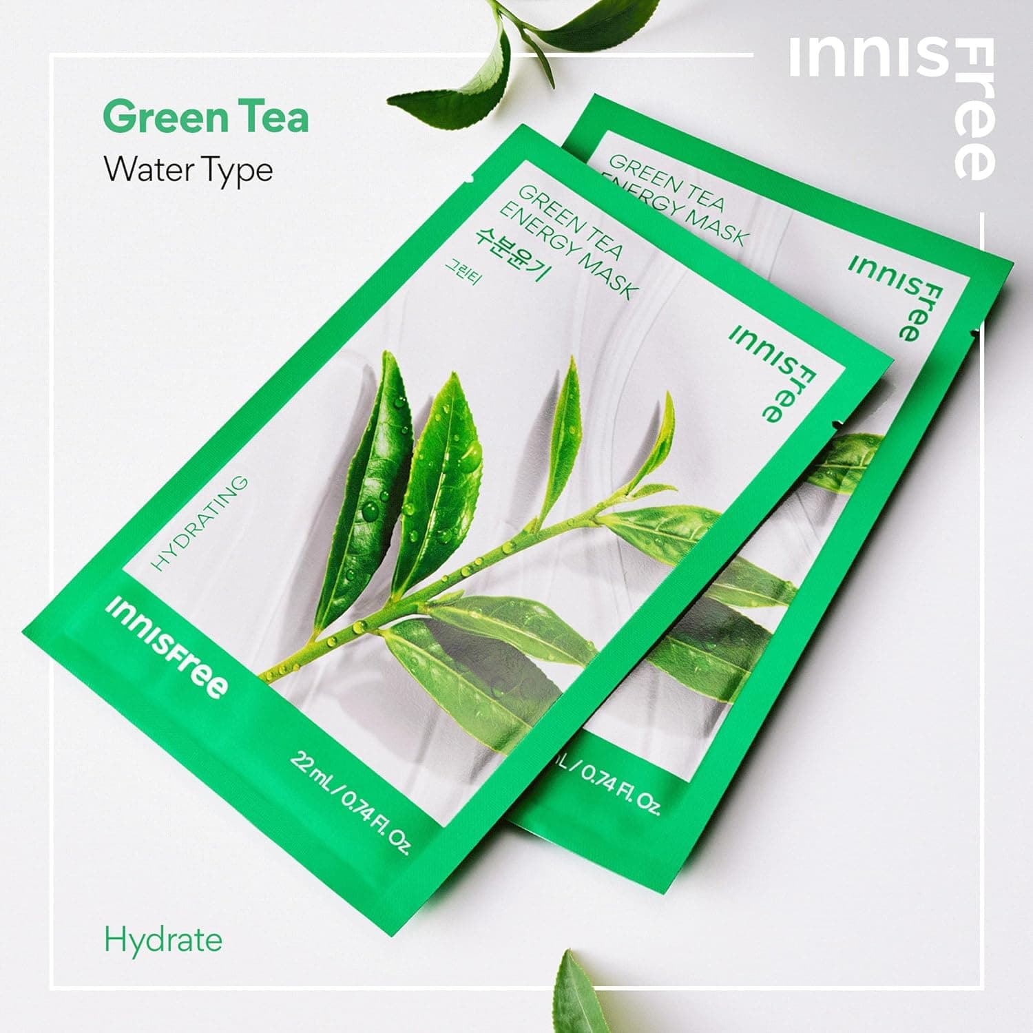 innisfree Green Tea Energy Sheet Mask thumbnail 2
