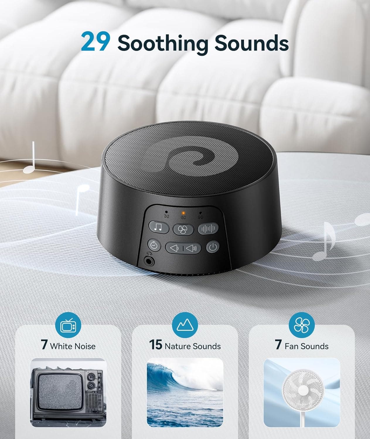 Dreamegg D3 Pro Portable Sound Machine thumbnail 2